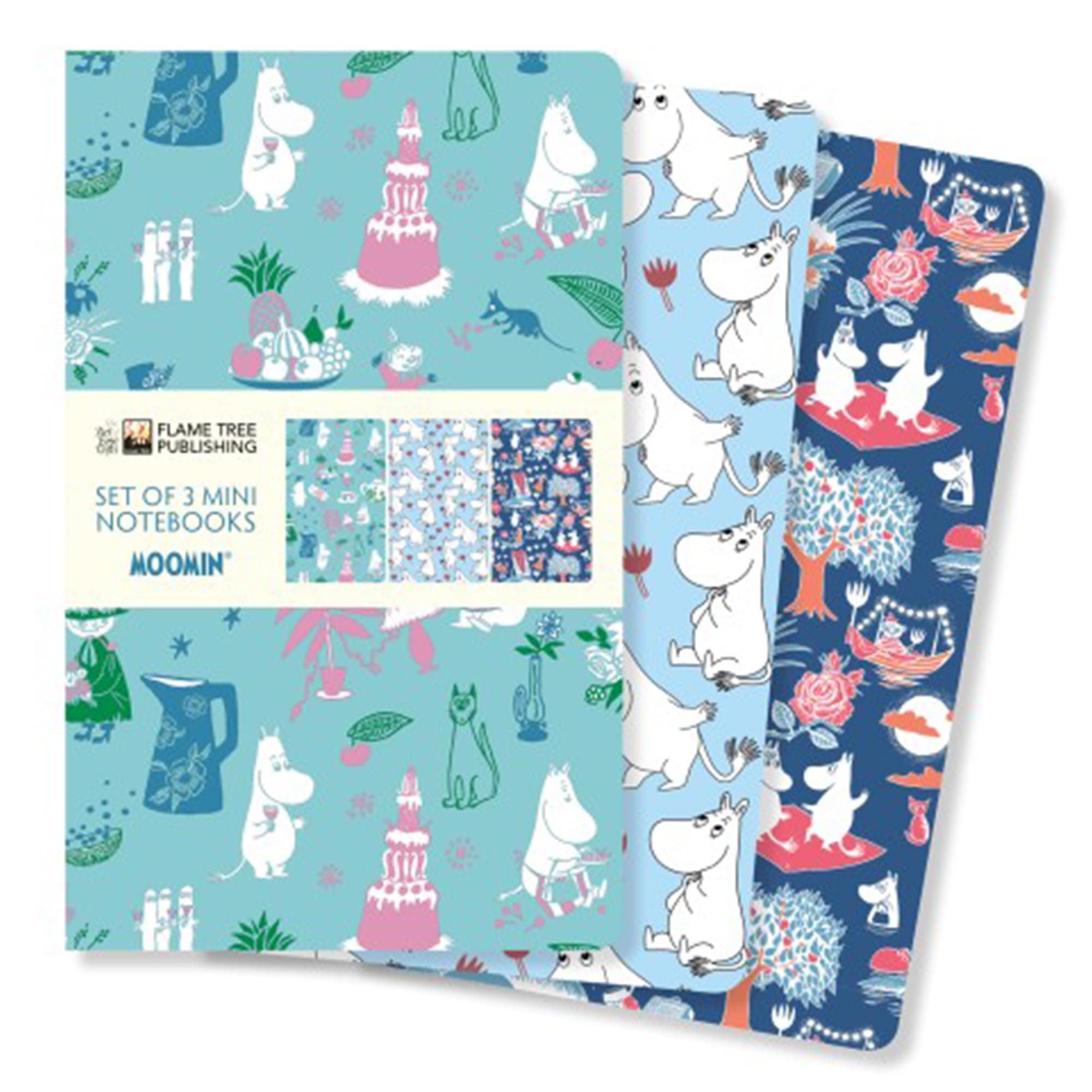 Moomin Classics Set Of 3 Mini Noteb