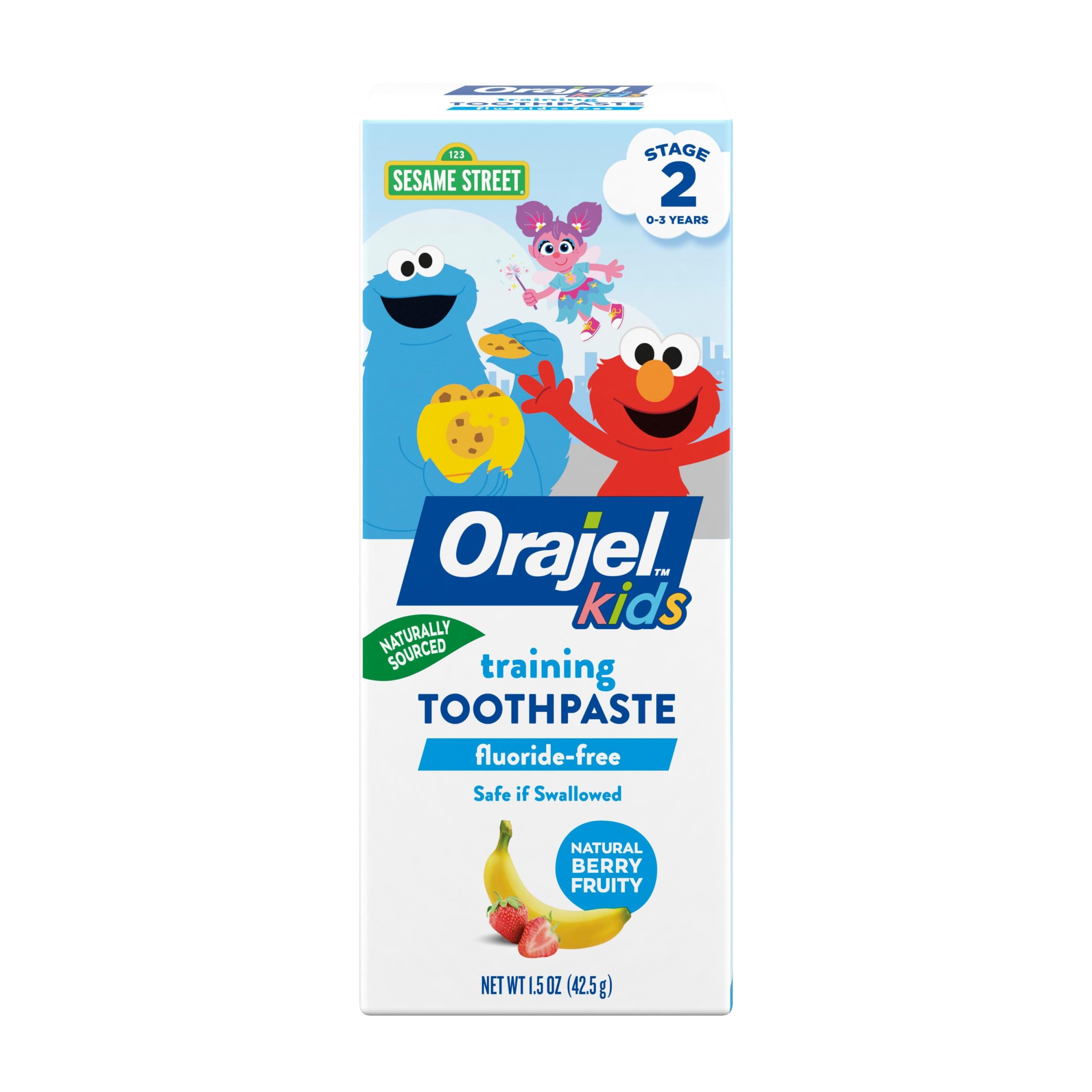 TRAINING TOOTHPASTE 42.5G - SESAME STREET