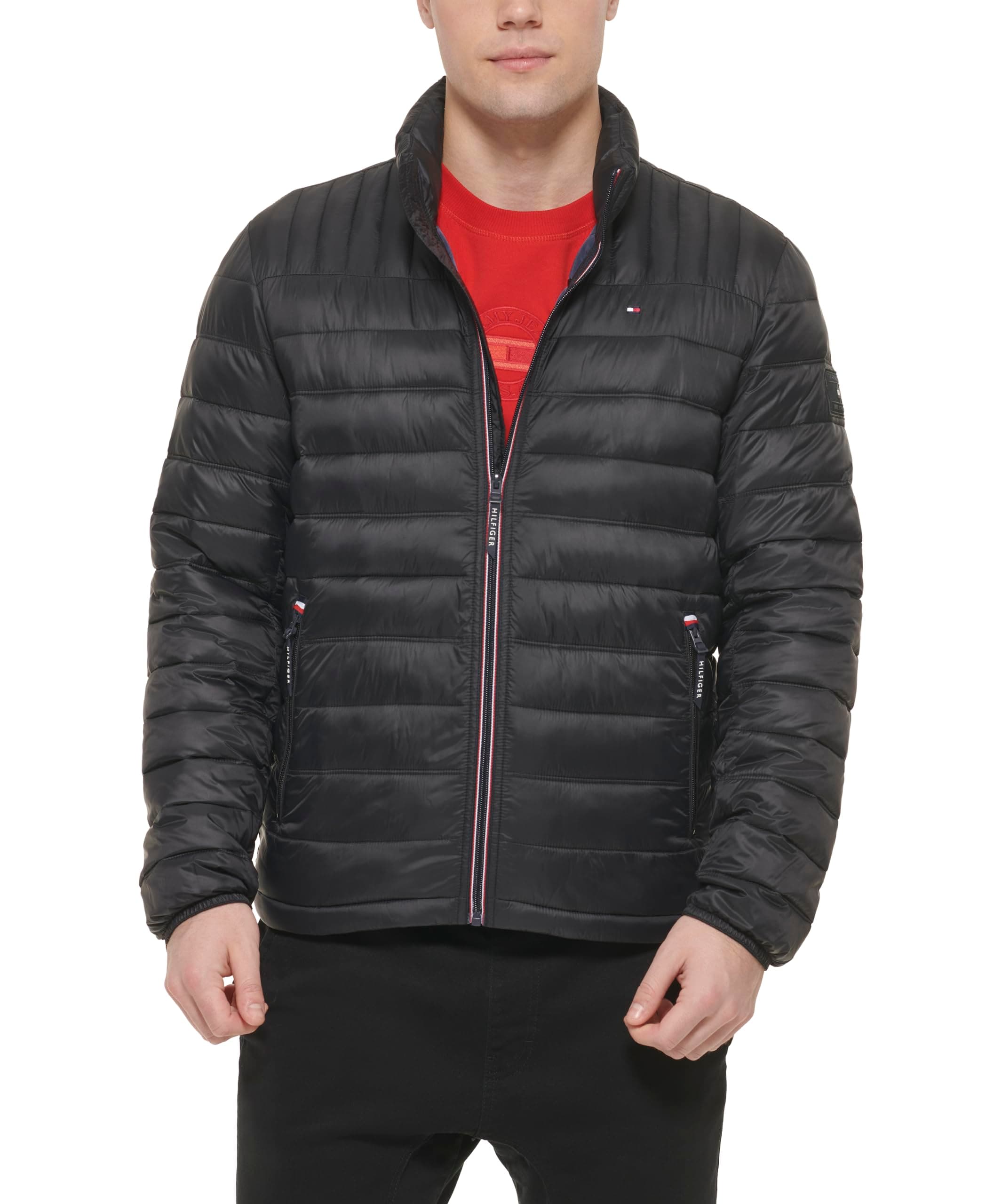 Men's Performance Faux Memory Bomber Jacket Transitional Jacket