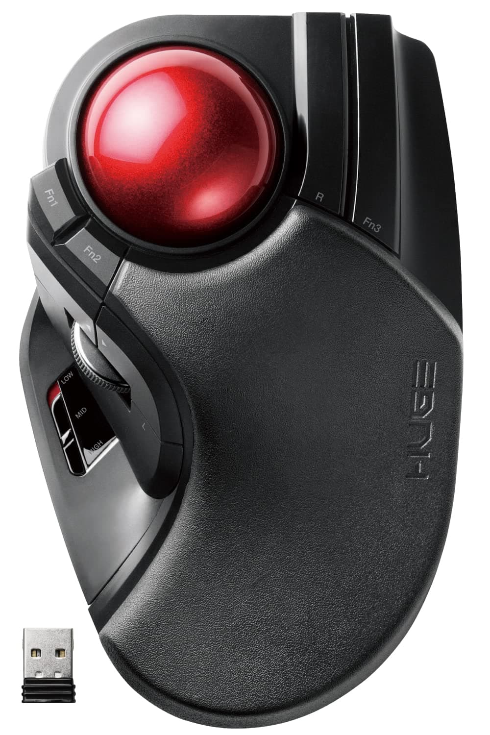 Elecom trackball mouse wireless Ootama 8 button tilt function black M-HT1DRXBK