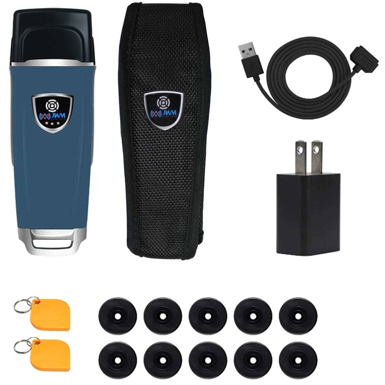 JWM 125KHz RFID Guard Patrol Tour Security Management System, Inductive Gear Patrol Checkpoint Wand Reader with Free Cloud Software, Professional Guard Monitoring Attendance System, -40℃~+85℃