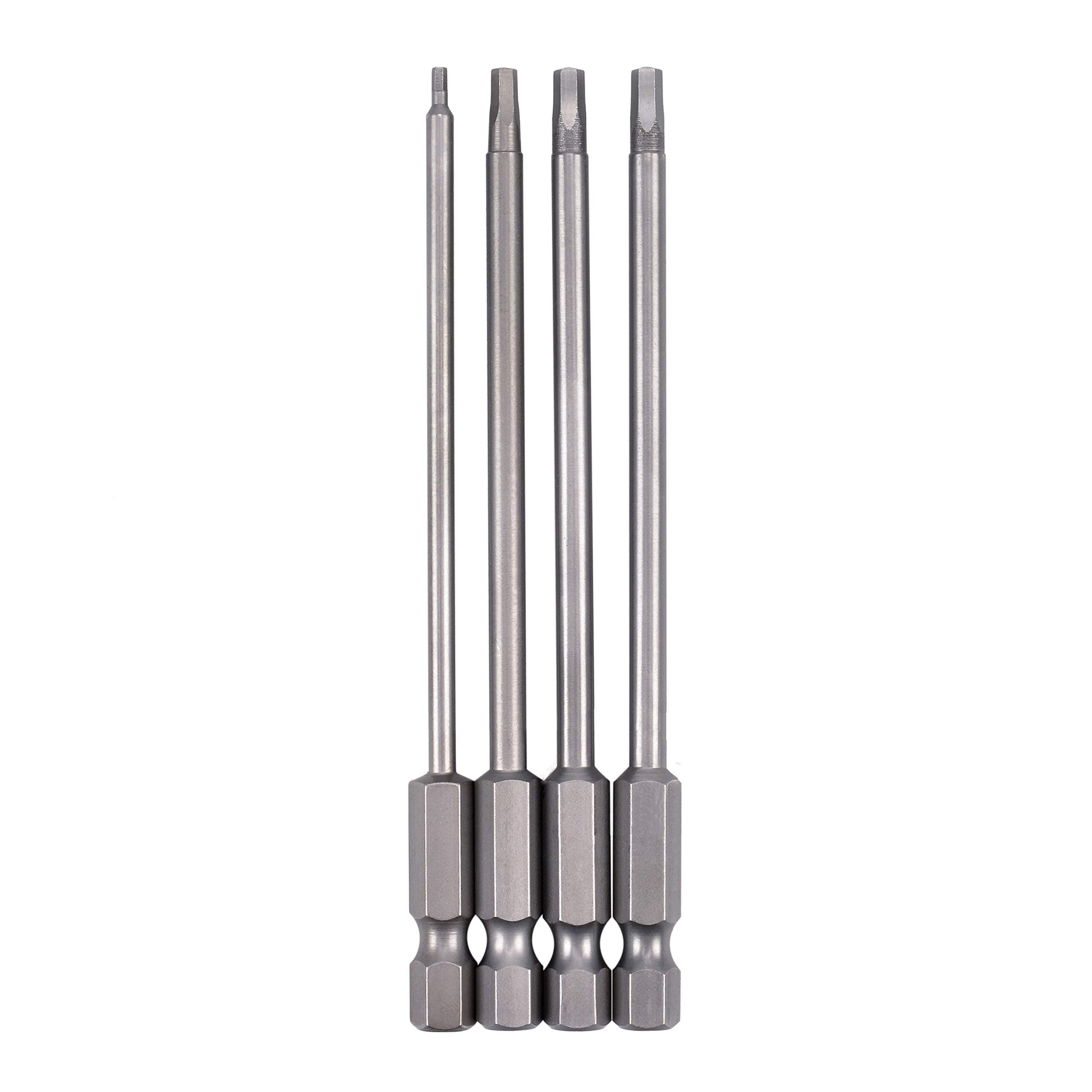 Readytosky RC Hex Bit 1.5 2.0 2.5 3.0mm Hex Head Allen Wrench Drill Bit Set for Screwdrivers Electric Screwgun/Power Drill
