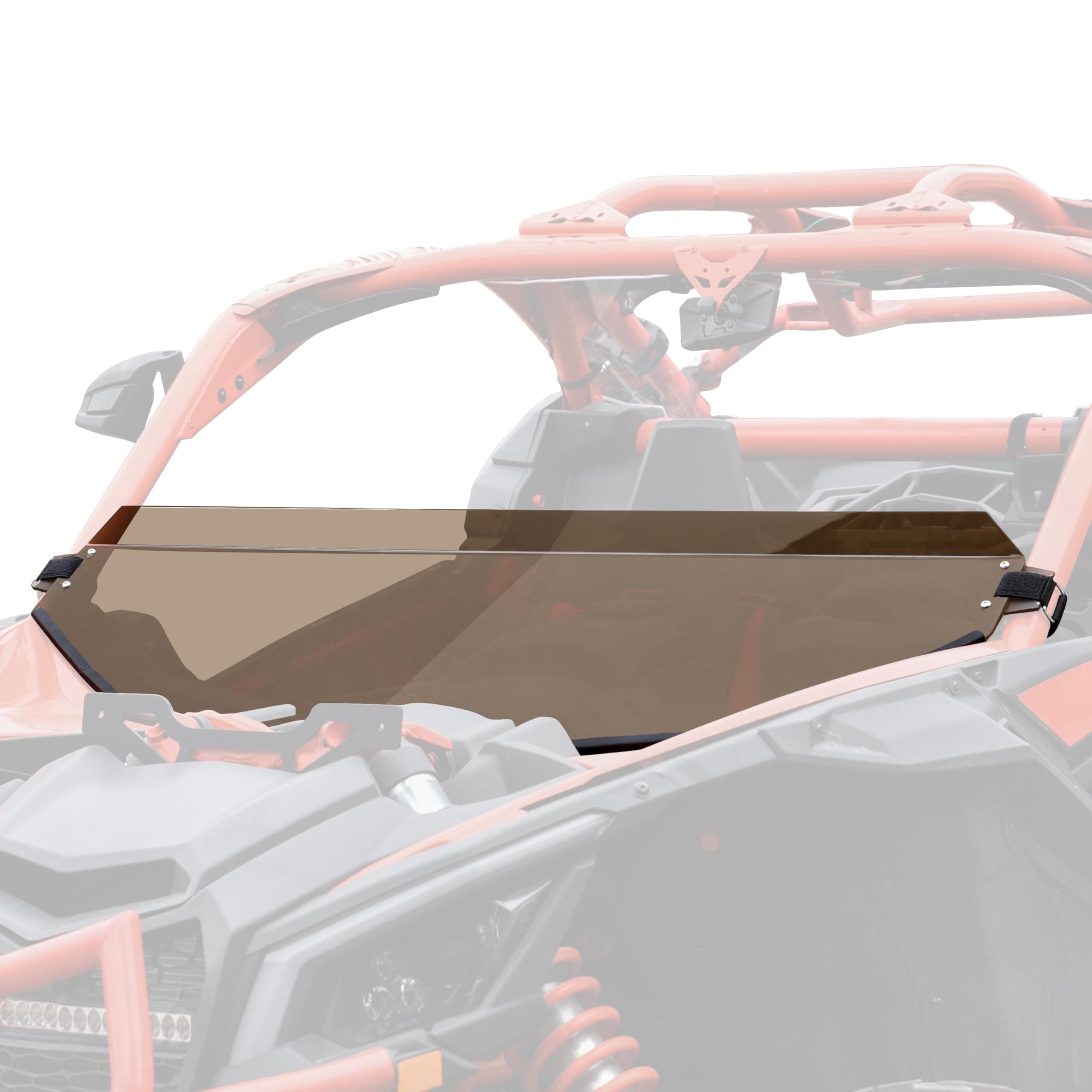 X3 Dark Tinted Half Windshield, Poly Vented Mid Windscreen Window for Can-Am Maverick X3 XRS XDS Turbo R Max 2017-2026 Accessories