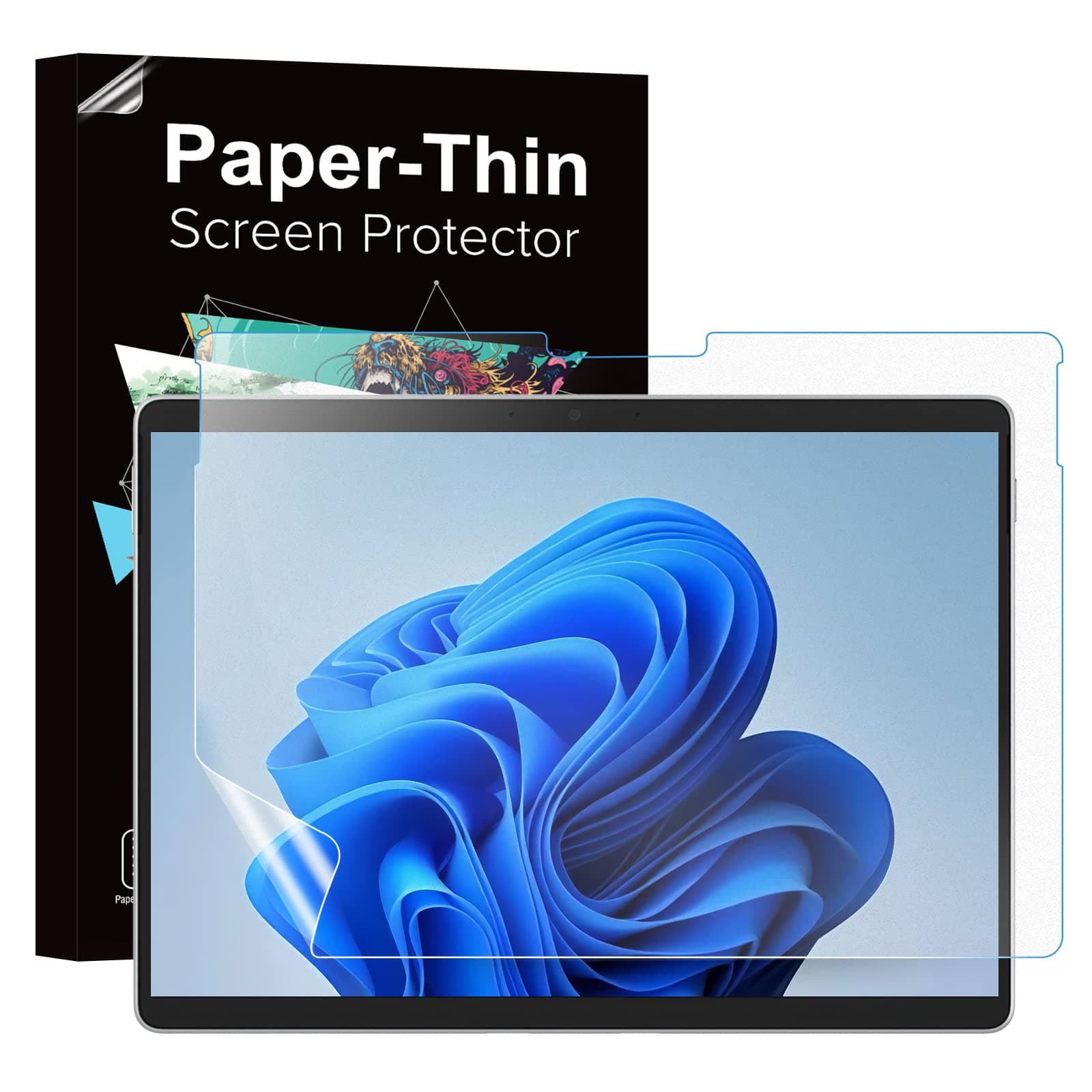 Dadanism Like Paper Screen Protector Compatible with Microsoft Surface Pro 8/Surface Pro X 13 Inch, PET Film Writing HD Clear Scratch Resistant Screen Protection for Surface Pro 8/Surface Pro X, Matte