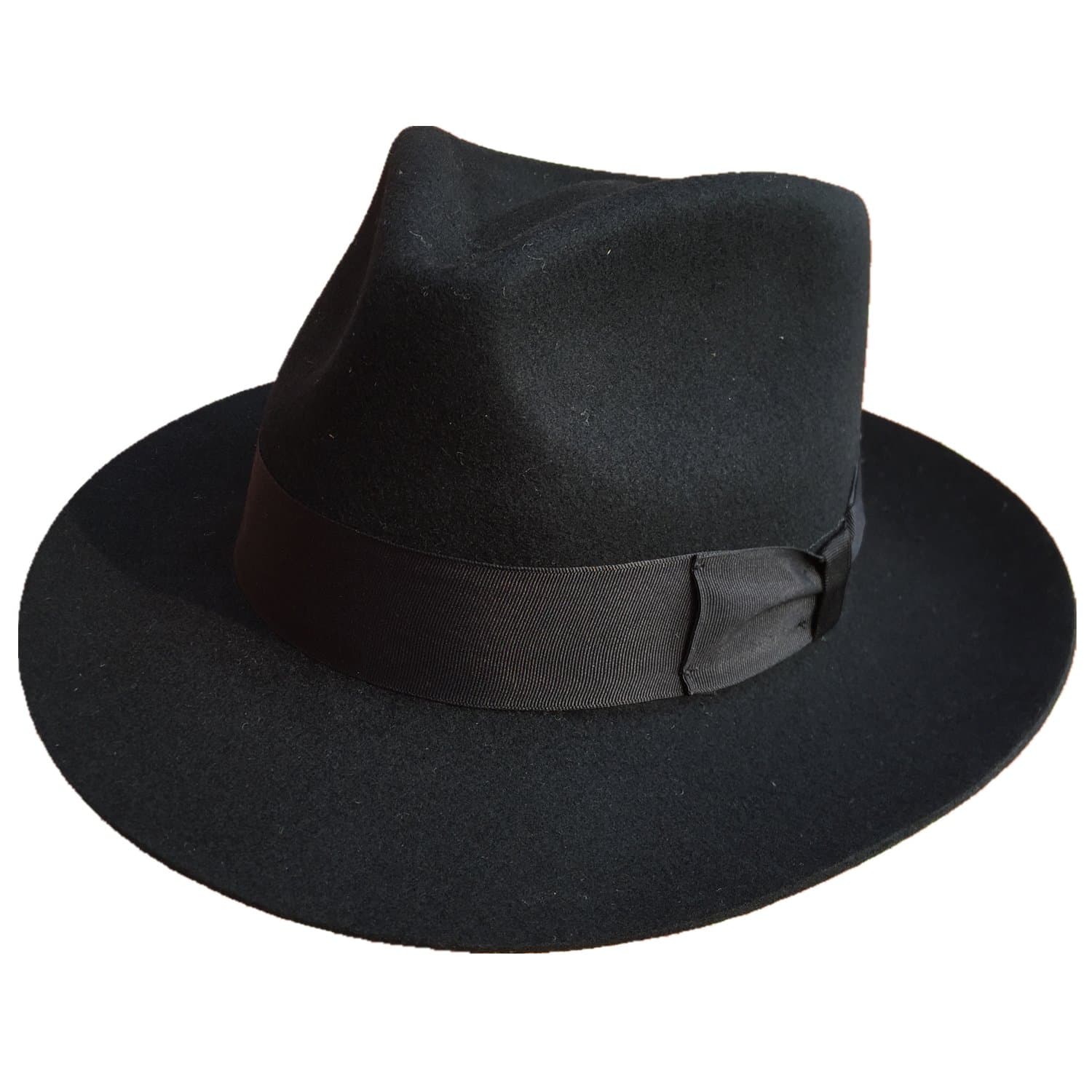 Classic Black Fedora
