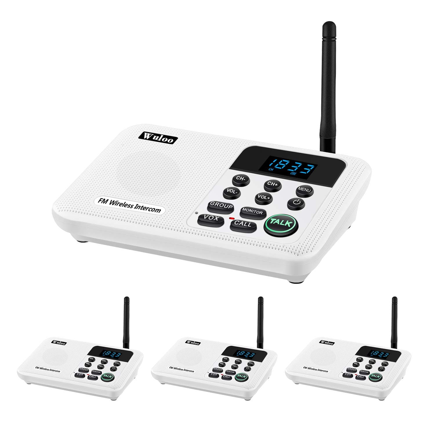 Intercom System WL888 - 4 Stations White