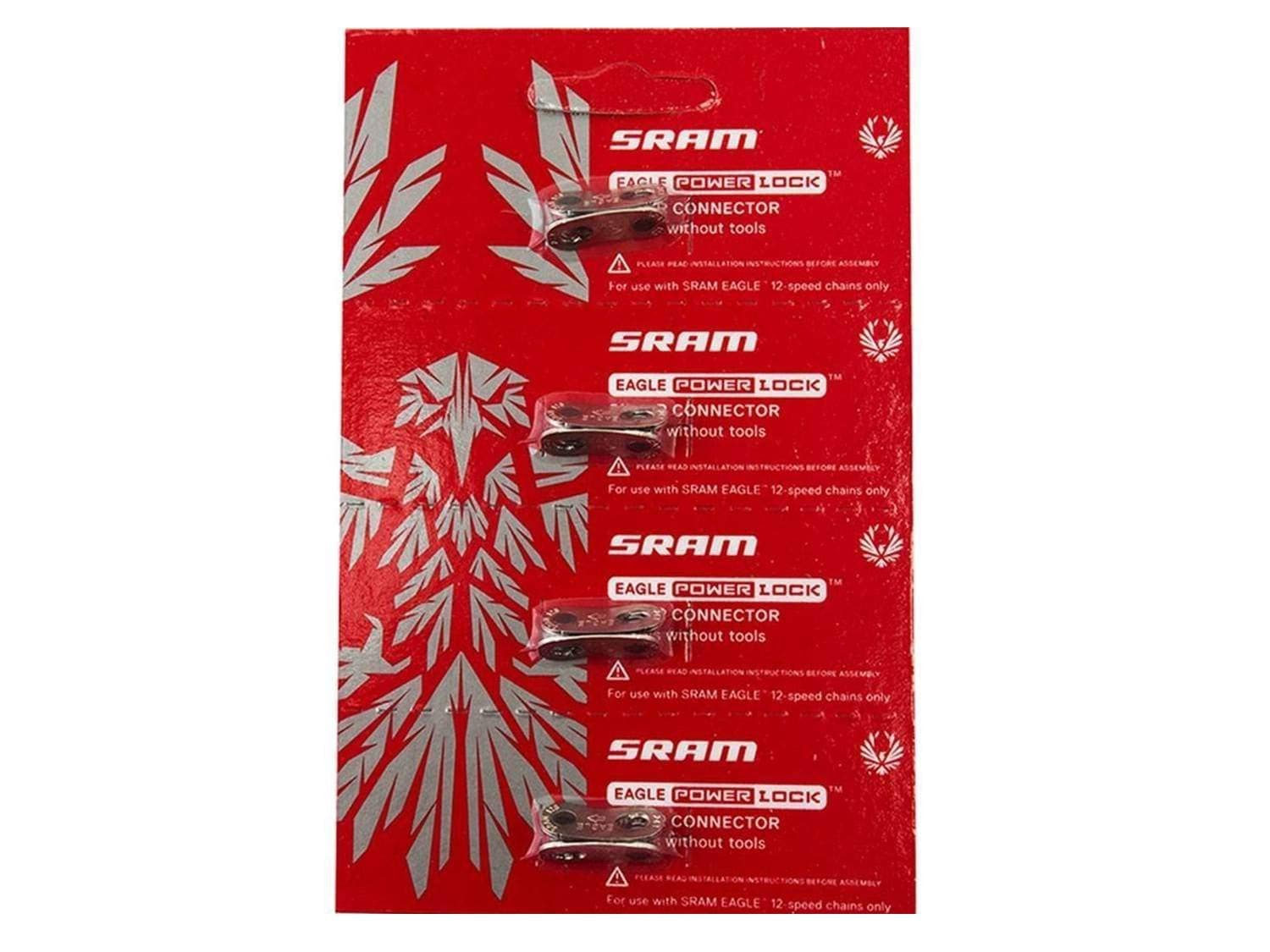 Sram Eagle PowerLock Chain Connector 12-speed Chain Link w/DECAL - Available in 2-PACK and 4-PACK (4)