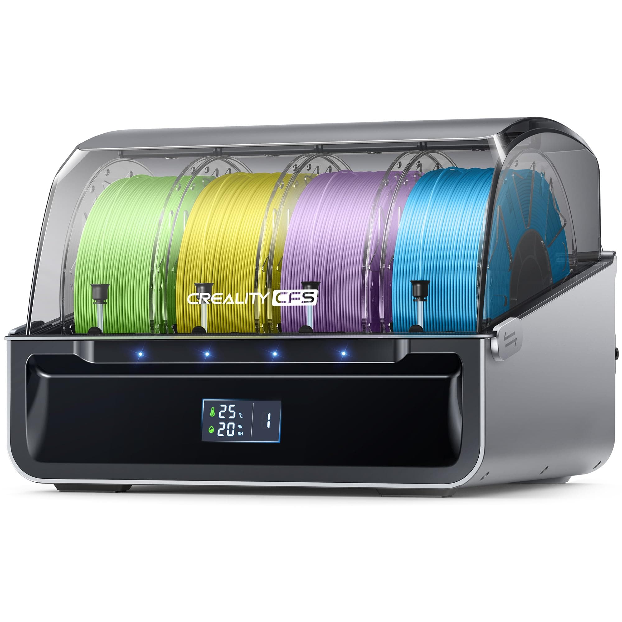 Creality CFS Multi Color 3D Printer Automatically Filament System, Anti-Moisture Filament Storage, Supports 4 Parallel Devices for 16 Color Printing, Compatible with Creality K2 Plus 3D Printer