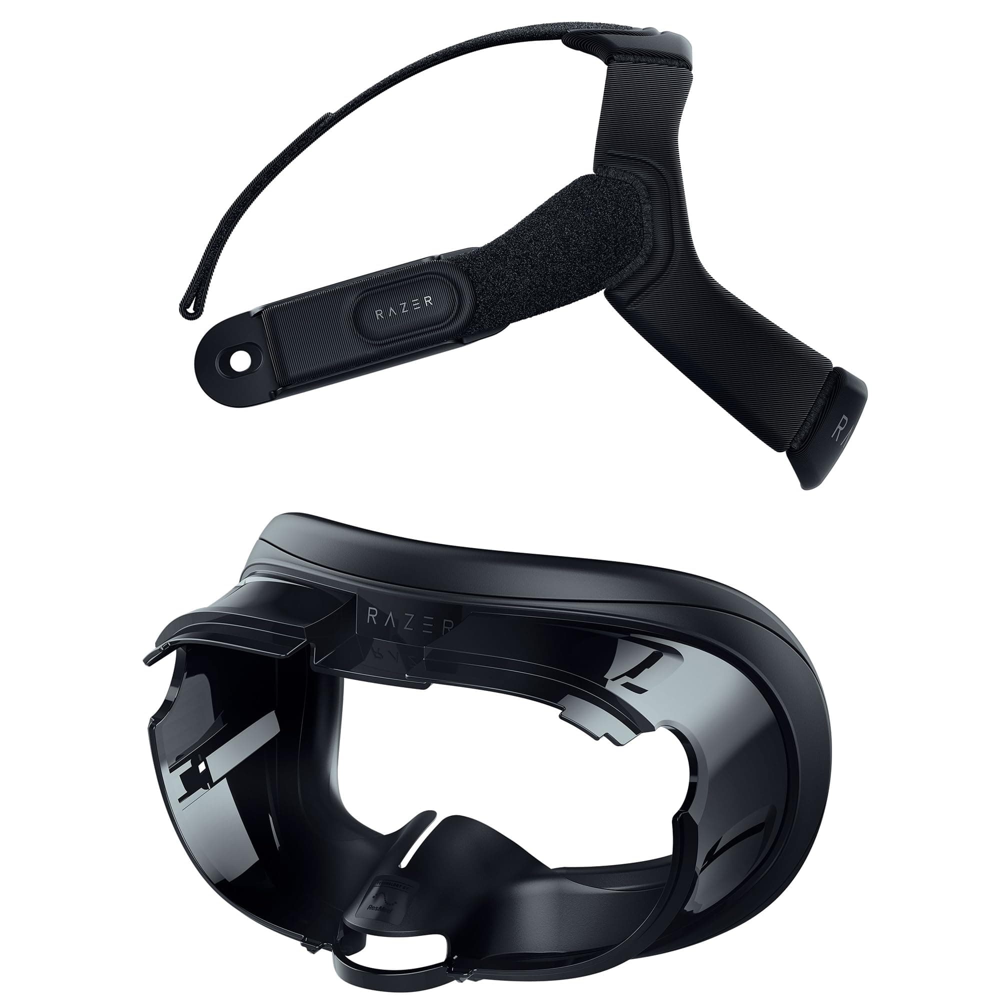 Razer Adjustable VR Head Strap System and Facial Interface for Meta Quest 3: Fits All Head Shapes - High Performance Nylon Material - Soft, Adjustable Straps - Light Blocking Design with Ventilation