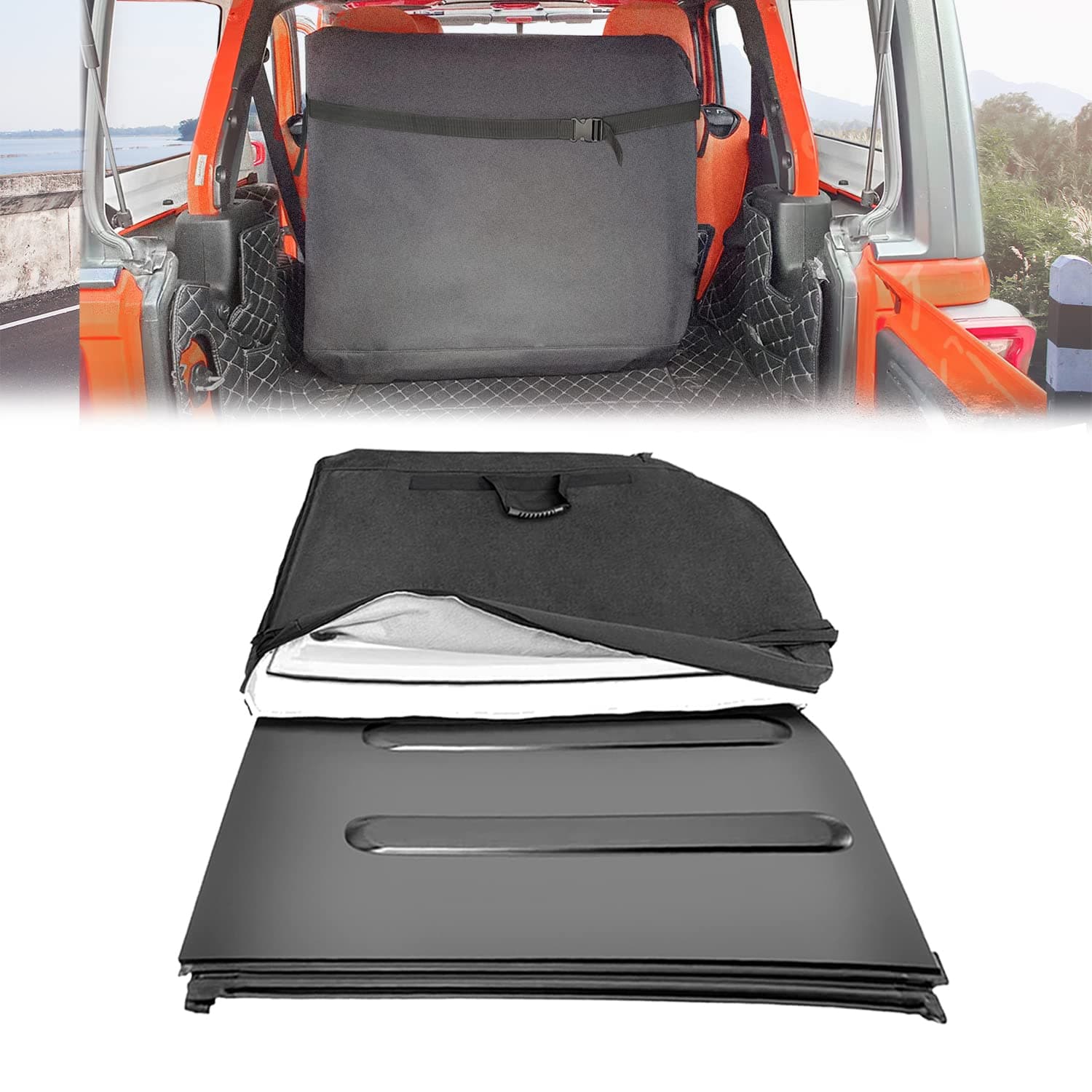 Freedom Panel Hard Top Storage Bag with Handle Compatible with 2007-2022 Jeep Wrangler JK JKU JL JLU Sports Sahara Freedom Rubicon Unlimited Gladiator 2-Door & 4-Door & 2020-2022 Gladiator JT