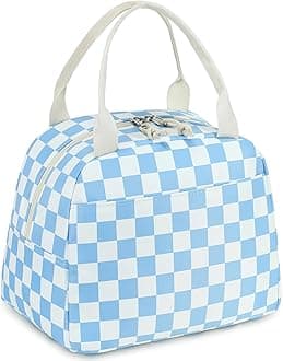 LEDAOU Lunch Box for Women Insulated Lunch Bag Cute Lunchbox Compact Cooler Thermal Reusable Lunch Tote for Work School Picnic Travel