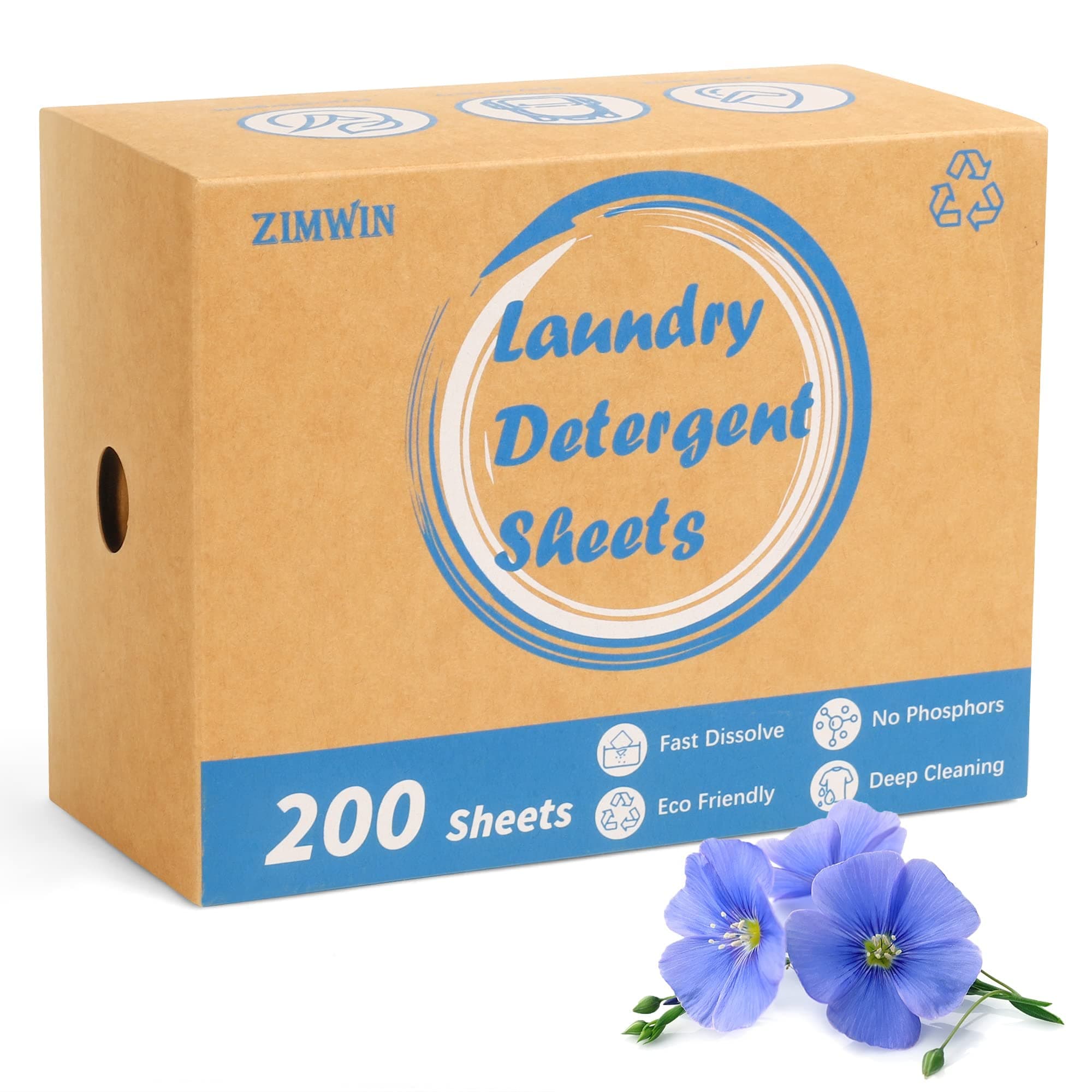 200 Loads Fresh Linen Laundry Detergent Sheets