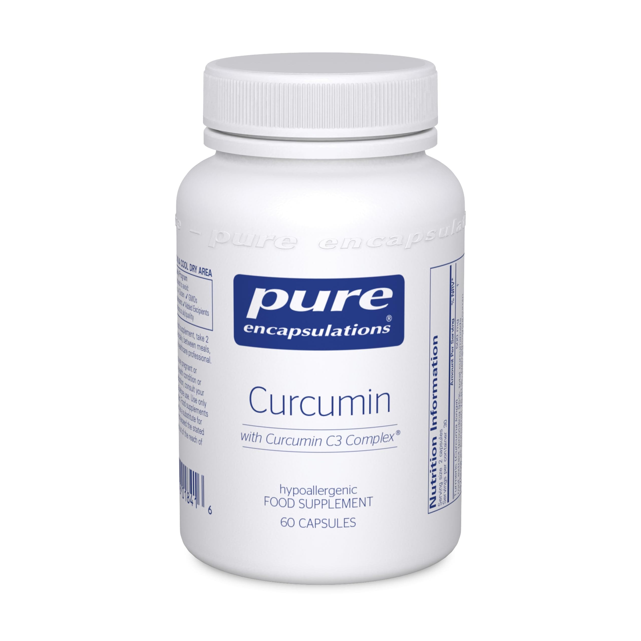 Curcumin - High Potency Turmeric C3 Complex Supplement - 60 Capsules
