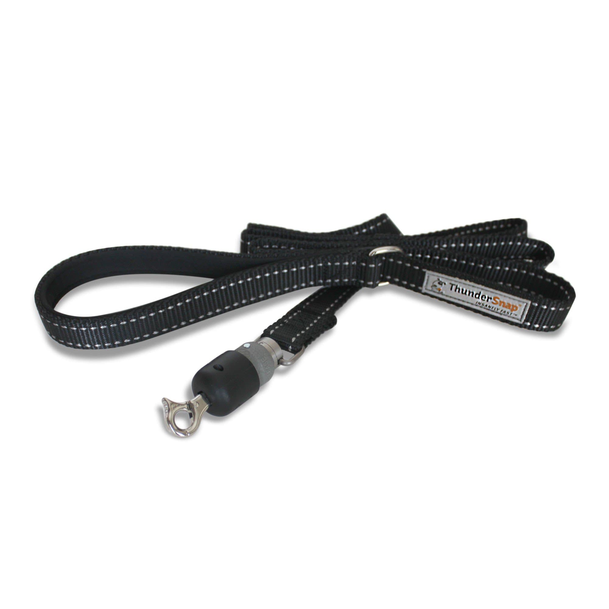 ThunderSnap Quick-Connect Dog Leash (X-Large, Black)