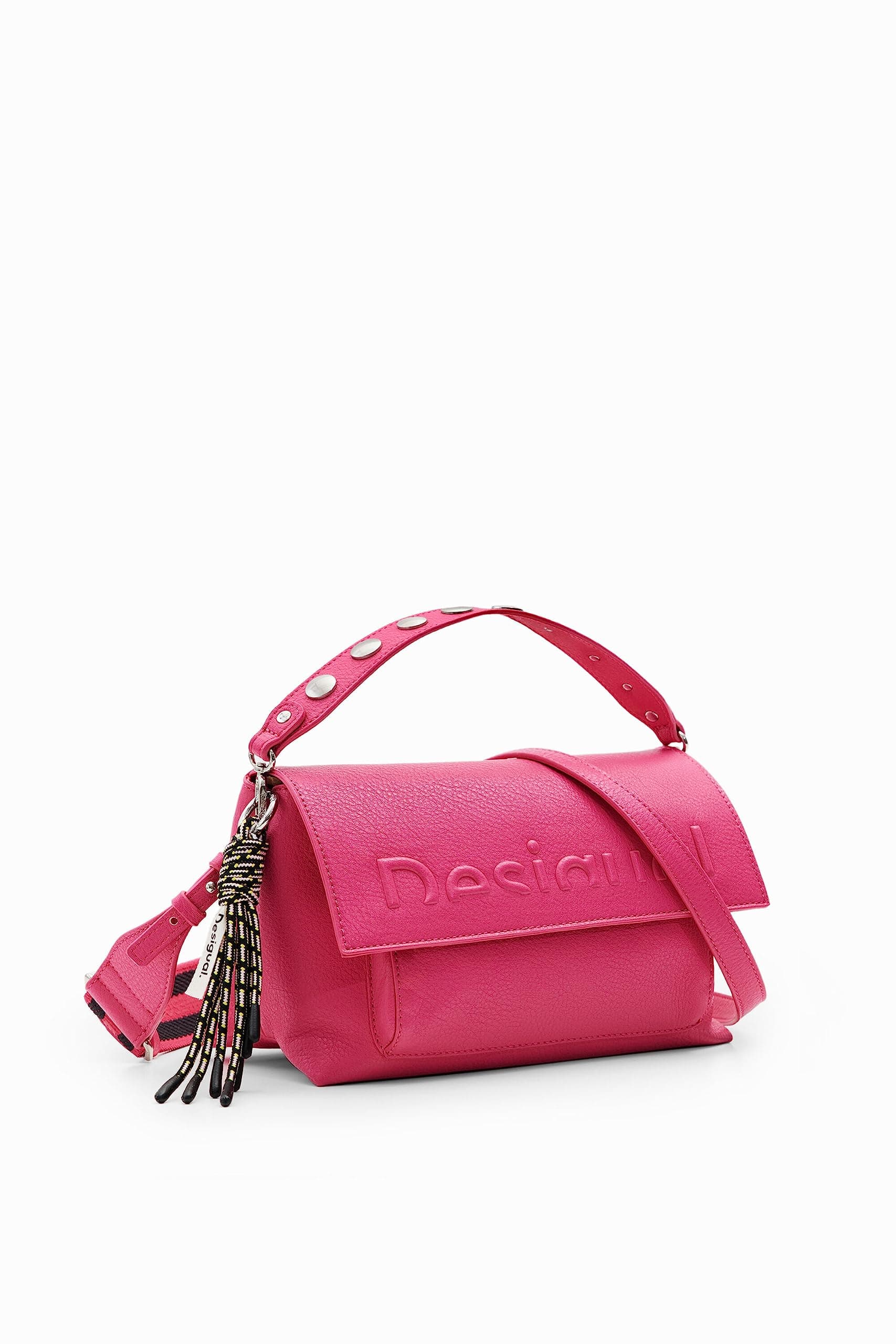 Midsize Half-Logo Crossbody Bag