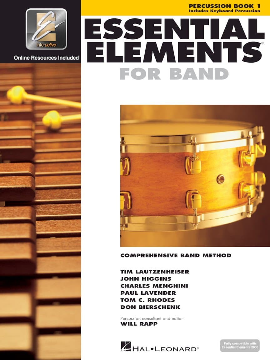 Essential Elements for Band: Comprehensive Band Method : Percussion Book 1 Spiral-bound – 1 April 2002