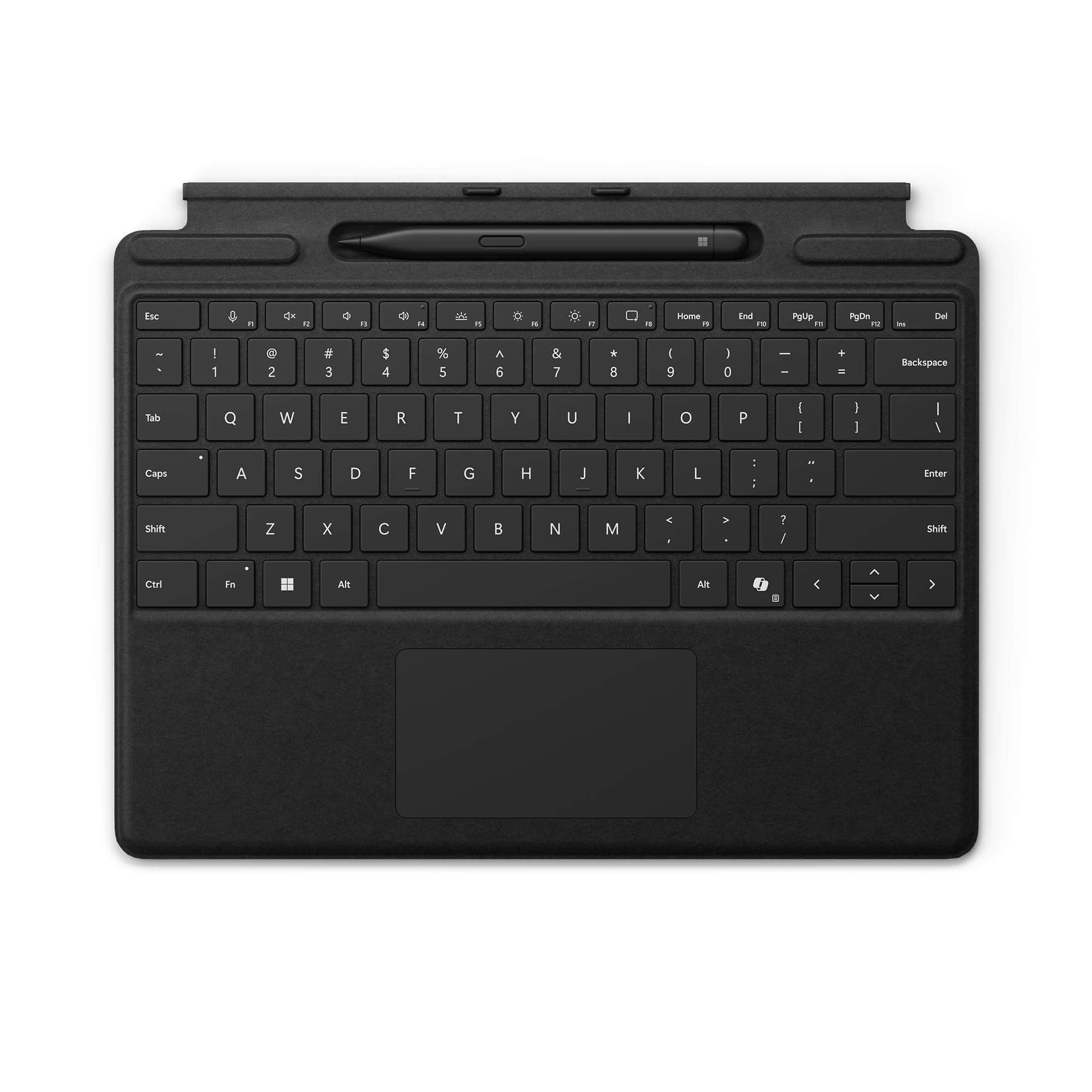 Microsoft Surface Pro Keyboard with Slim Pen | Black | Compatible with Surface Pro Copilot +, Surface Pro 9, or Surface Pro 8