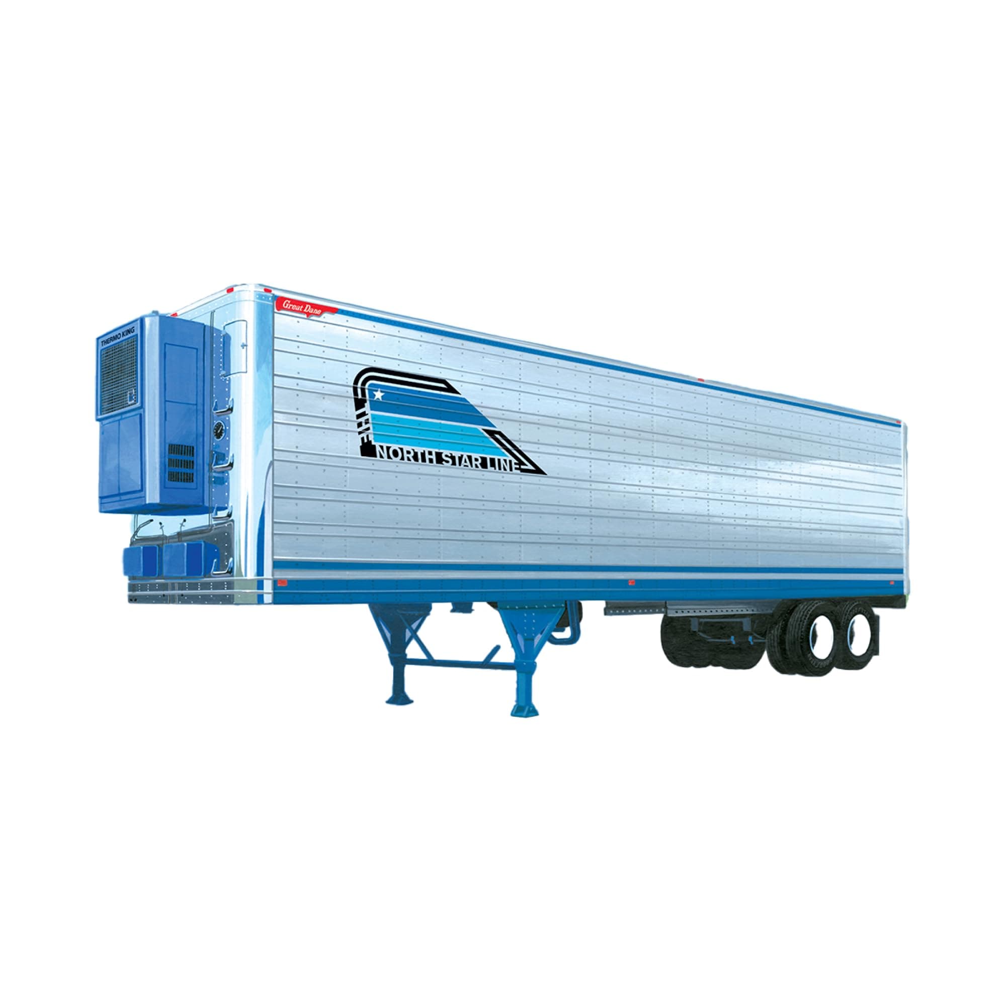 Great Dane 40' Reefer Trailer 1:25 Scale Model Kit