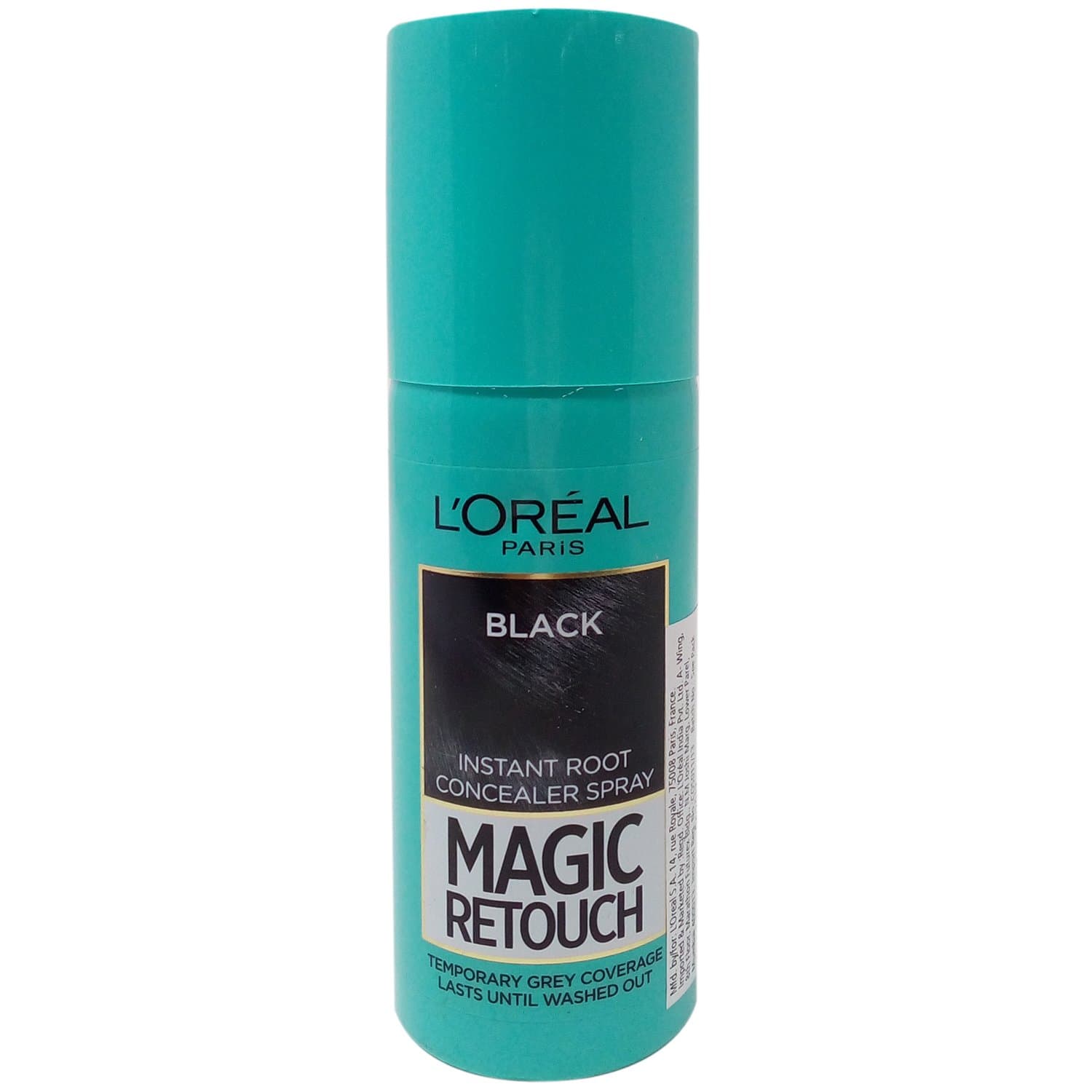 Magic Retouch Instant Root Concealer Spray - Black, 75ml Bottle