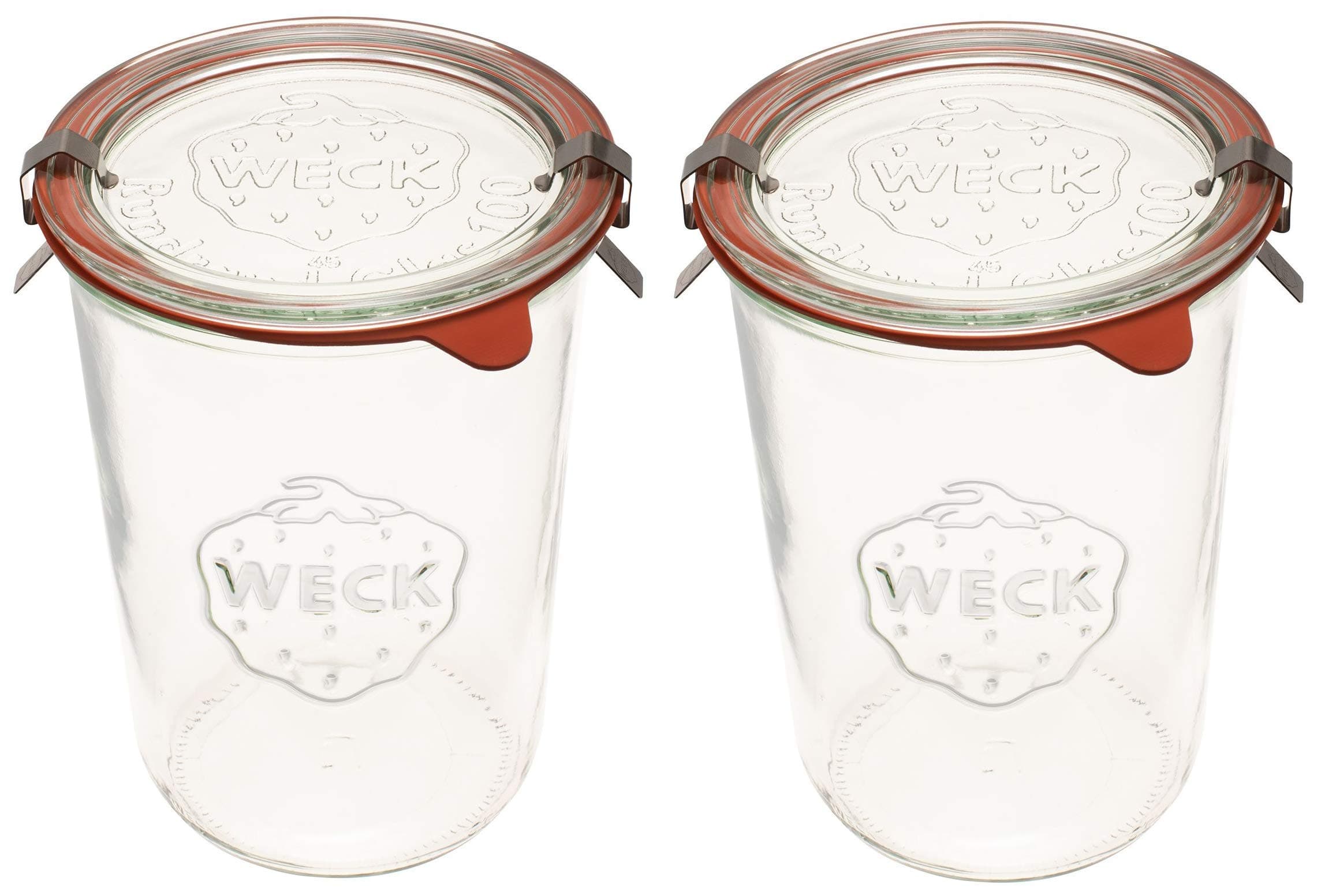 Weck Classic Canning Jars, 750ml, 2-Pack