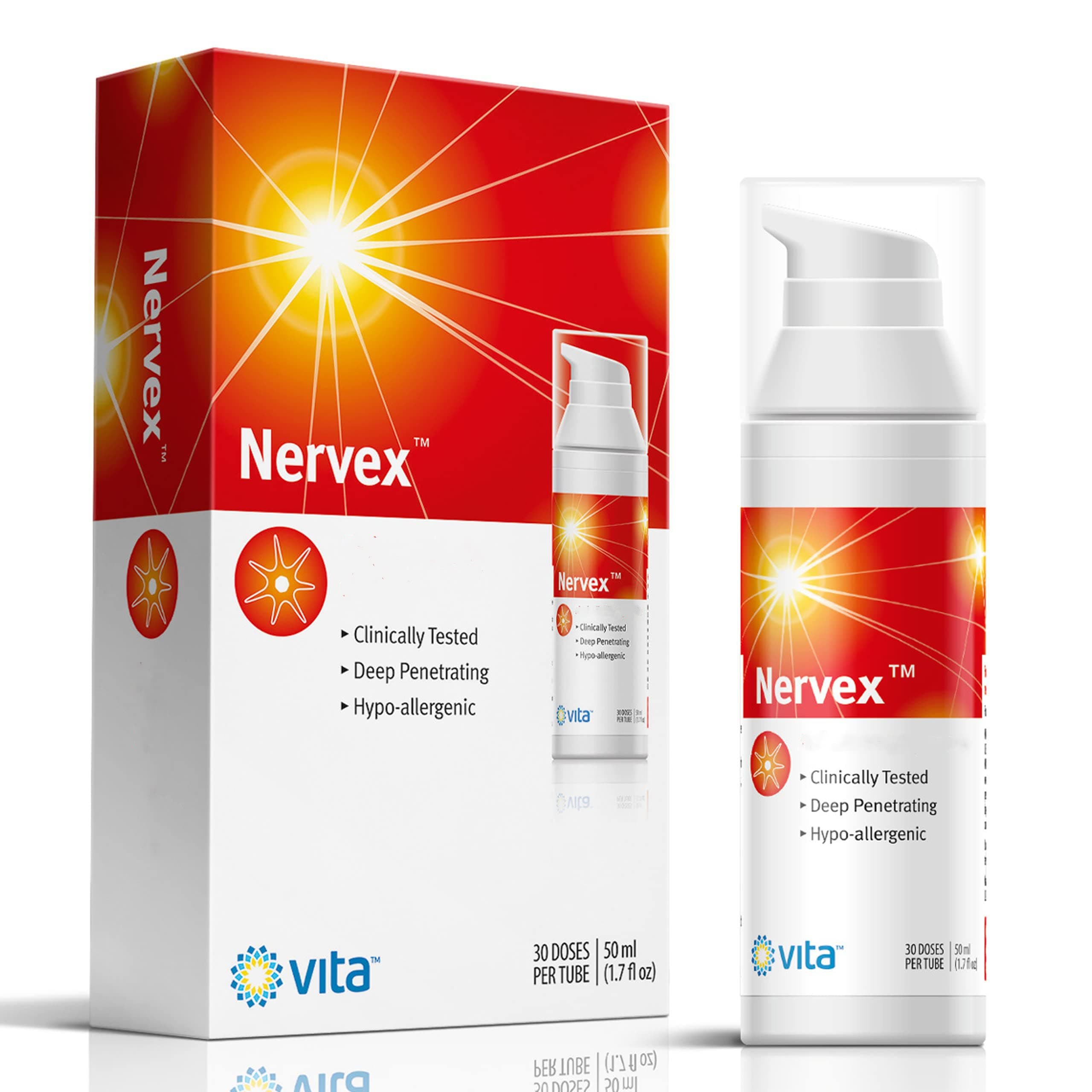 Nervex Powerful Neuropathy Cream: Advanced Natural Relief for Peripheral Neuropathy, Fibromyalgia, and Fast Comfort Treatment for Feet, Hands, Legs, and Toes