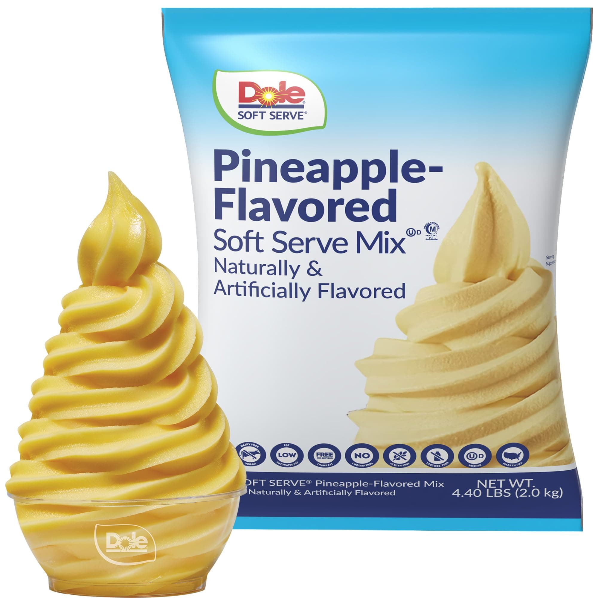 Dole Soft Serve Mix pineapple, 4.40 lbs