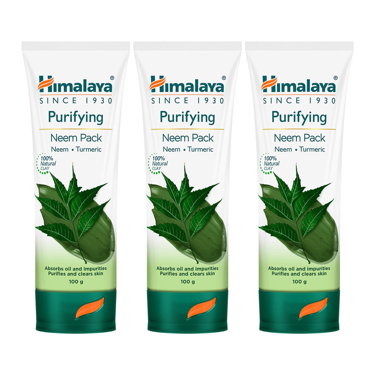 Himalaya Herbals Purifying Neem Pack, 100g Packaging might differ (Pack of 3)