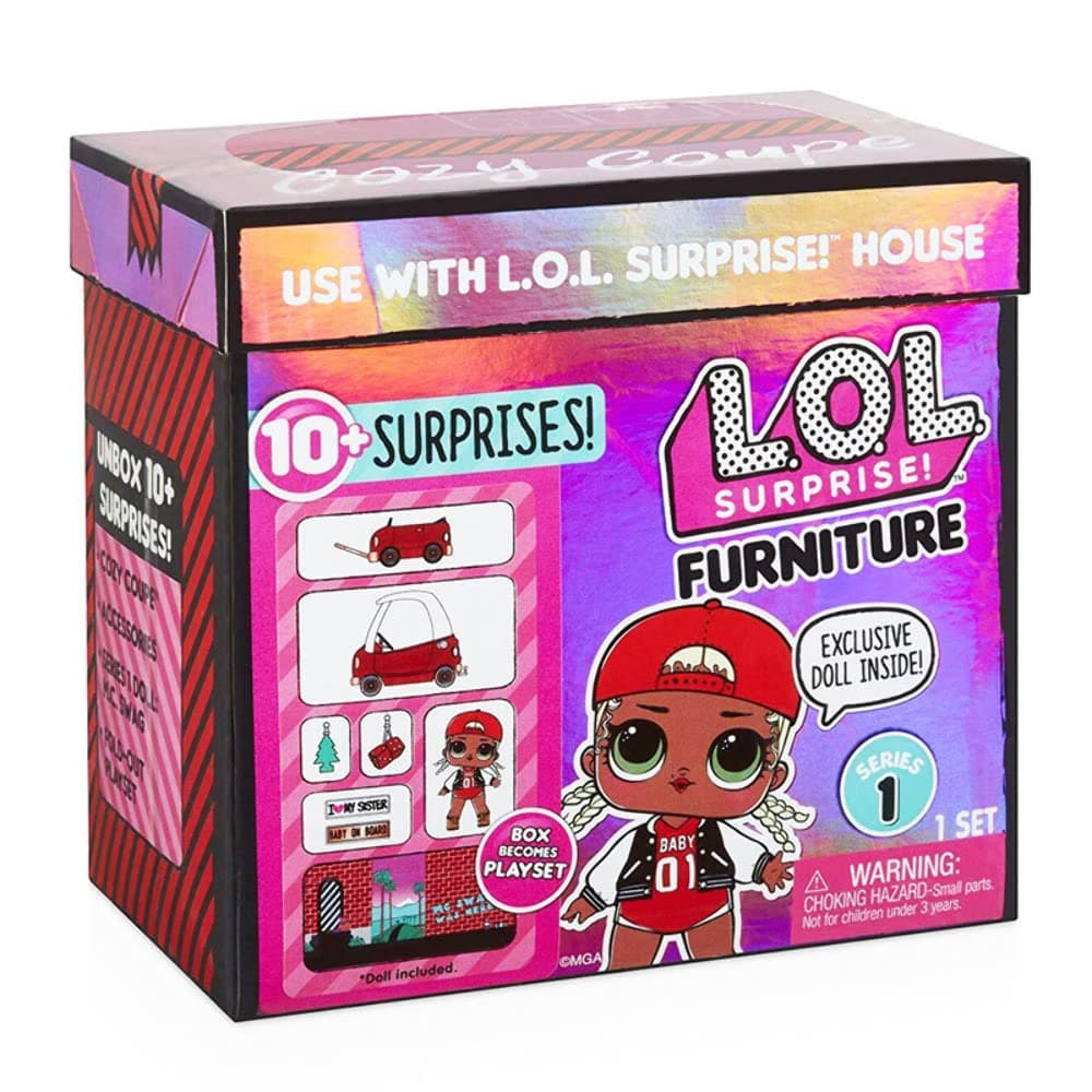 Furniture Cozy Coupe with M.C. Swag & 10+ Surprises