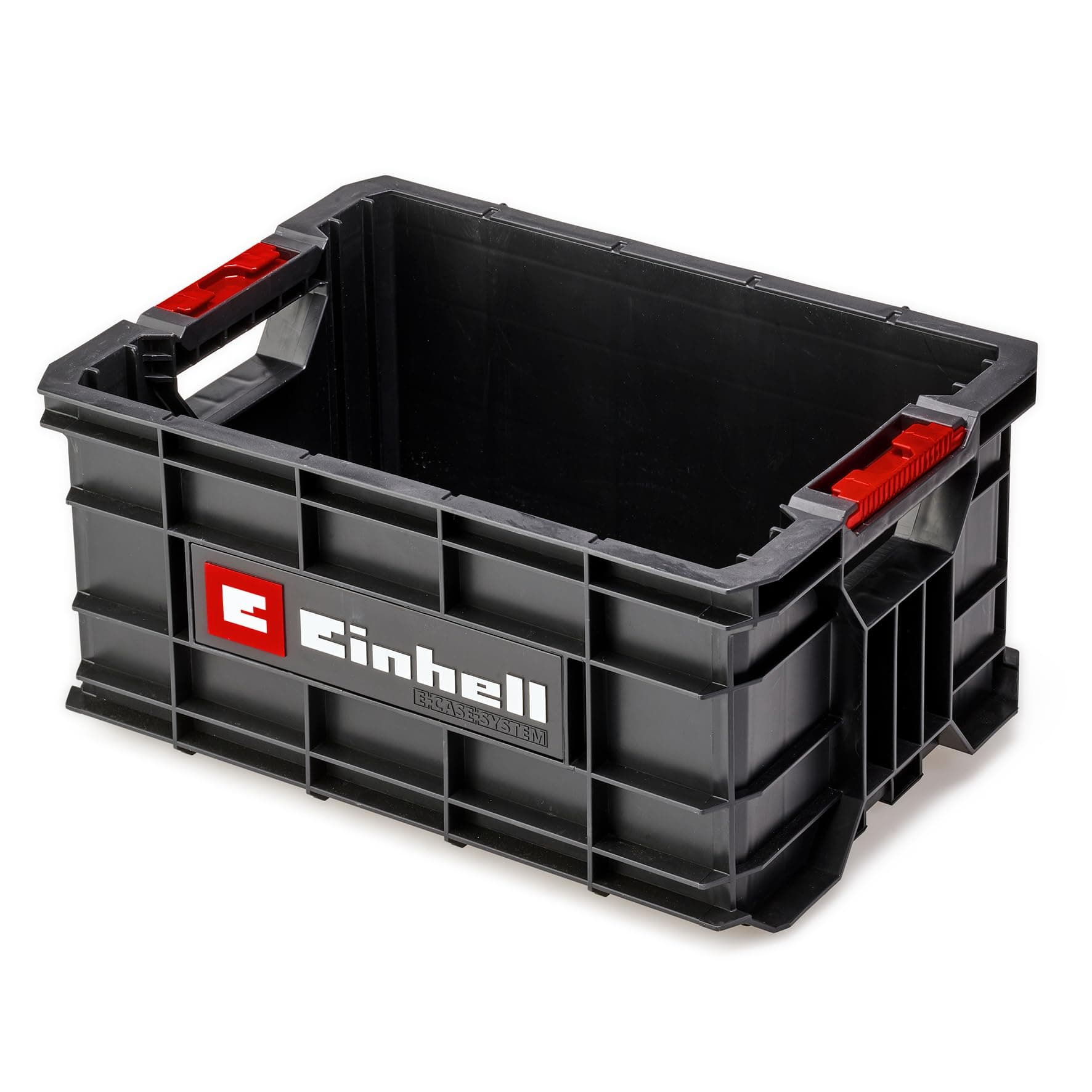Original Einhell E-Case Toolbox - Max 90 kg, Stackable, Latchable Tool Crate - Can Be Combined with All Einhell E-Case System Products for The Storage and Transport of Tools and Accessories