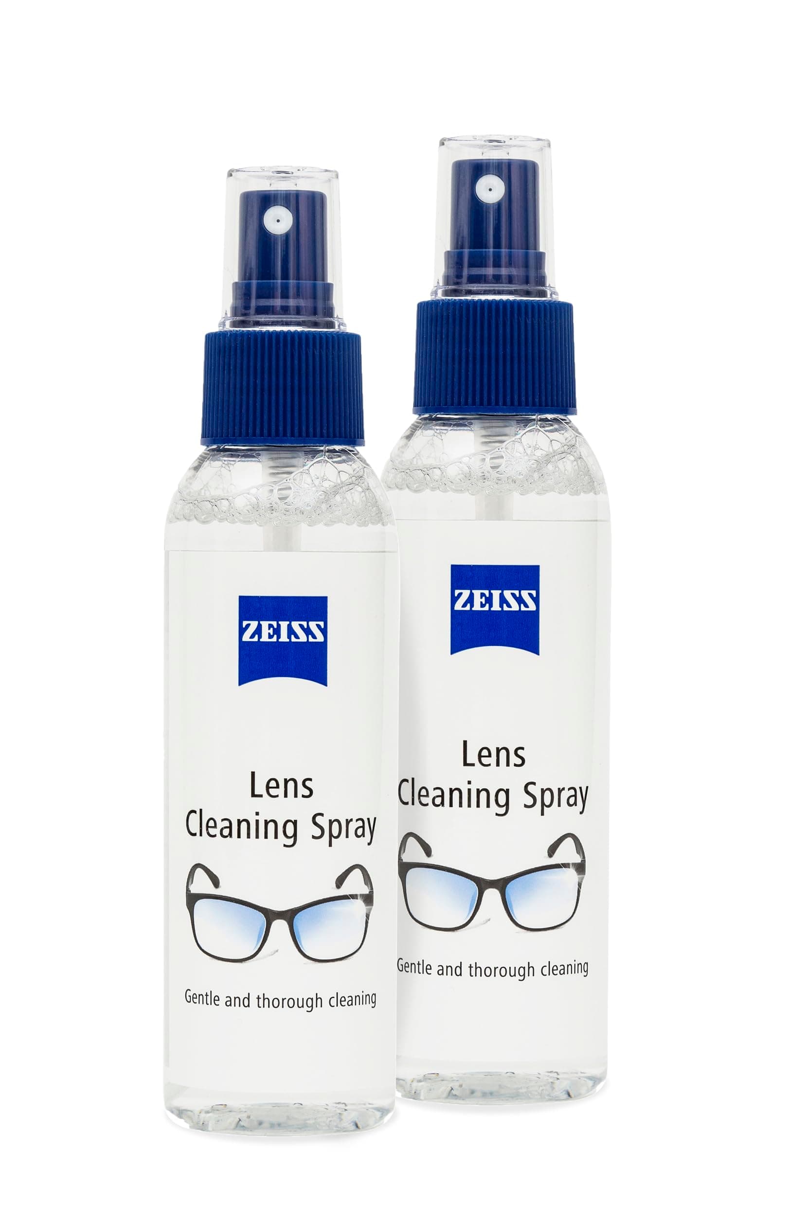 ZEISS Lens Cleaning Solution Kit 60ml with Microfiber Cloth- Pack of 4 | Perfect Lens Cleaner for Spectacles, Eyeglasses, Sunglasses, Camera Lenses and Binoculars