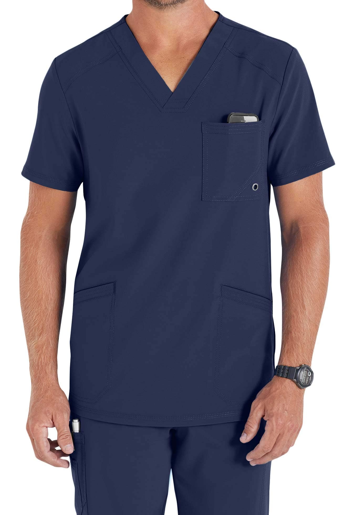 Workwear V-Neck Scrub Top