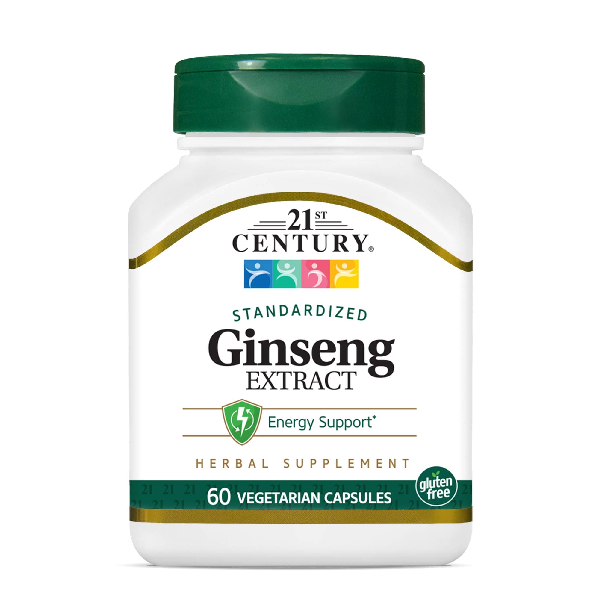 Ginseng Extract Veg Capsules, 60Count