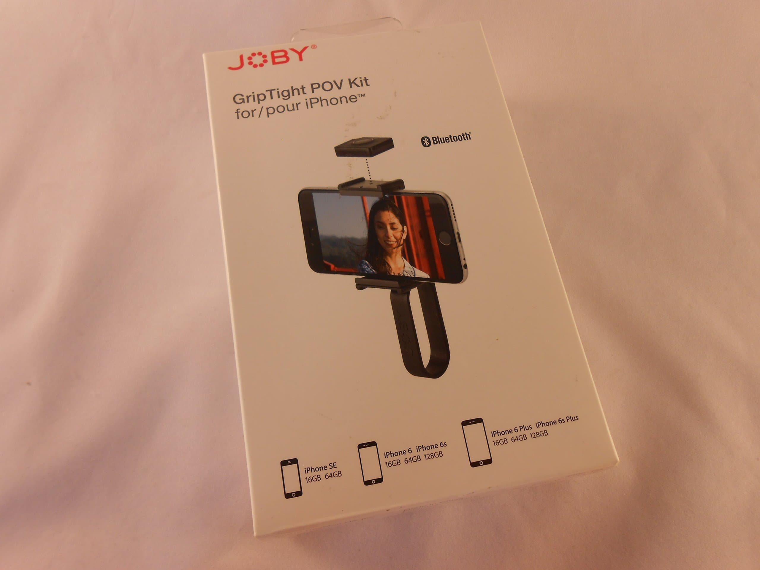 JOBY GripTight POV Kit- Image Stabilizer w/Bluetooth Remote for Apple/Android Smartphones BLACK