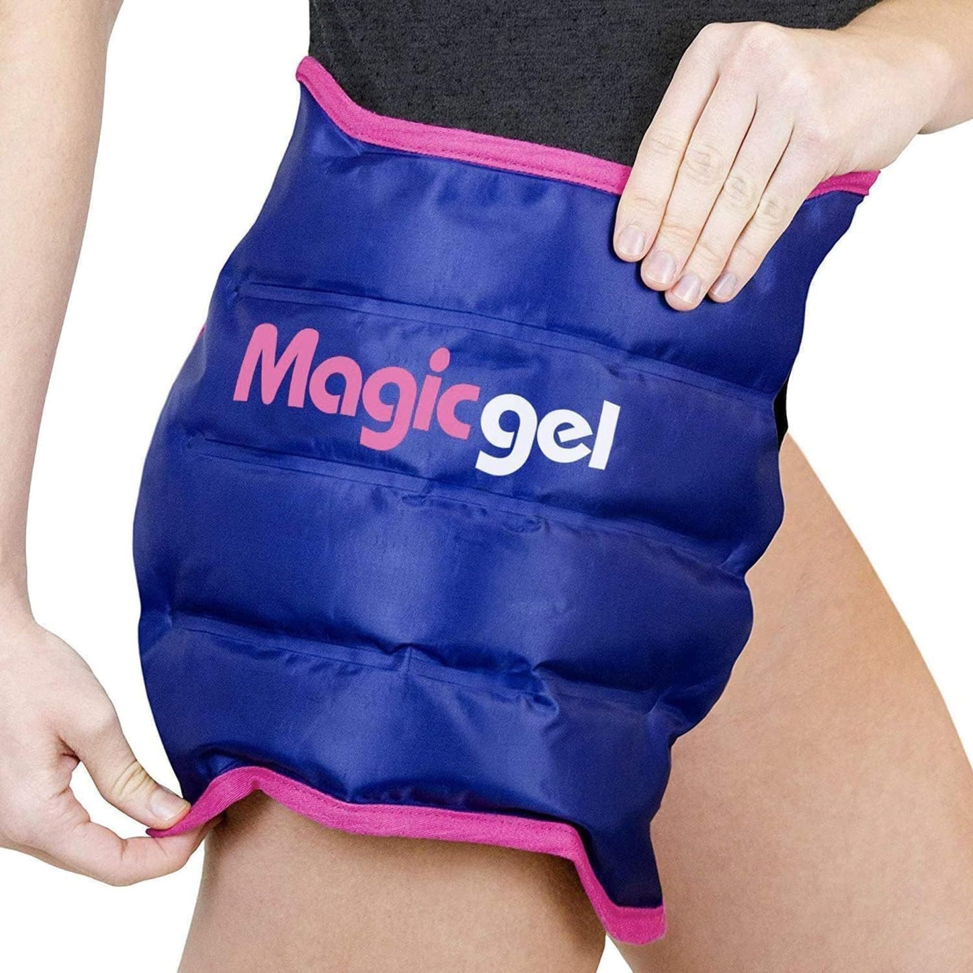 Magic Gel Reusable Cold Pack for Hip Bursitis, Replacement Surgery and Hip Flexor Pain. Ice Pack Wrap for Inflammation, Swelling Relief ()