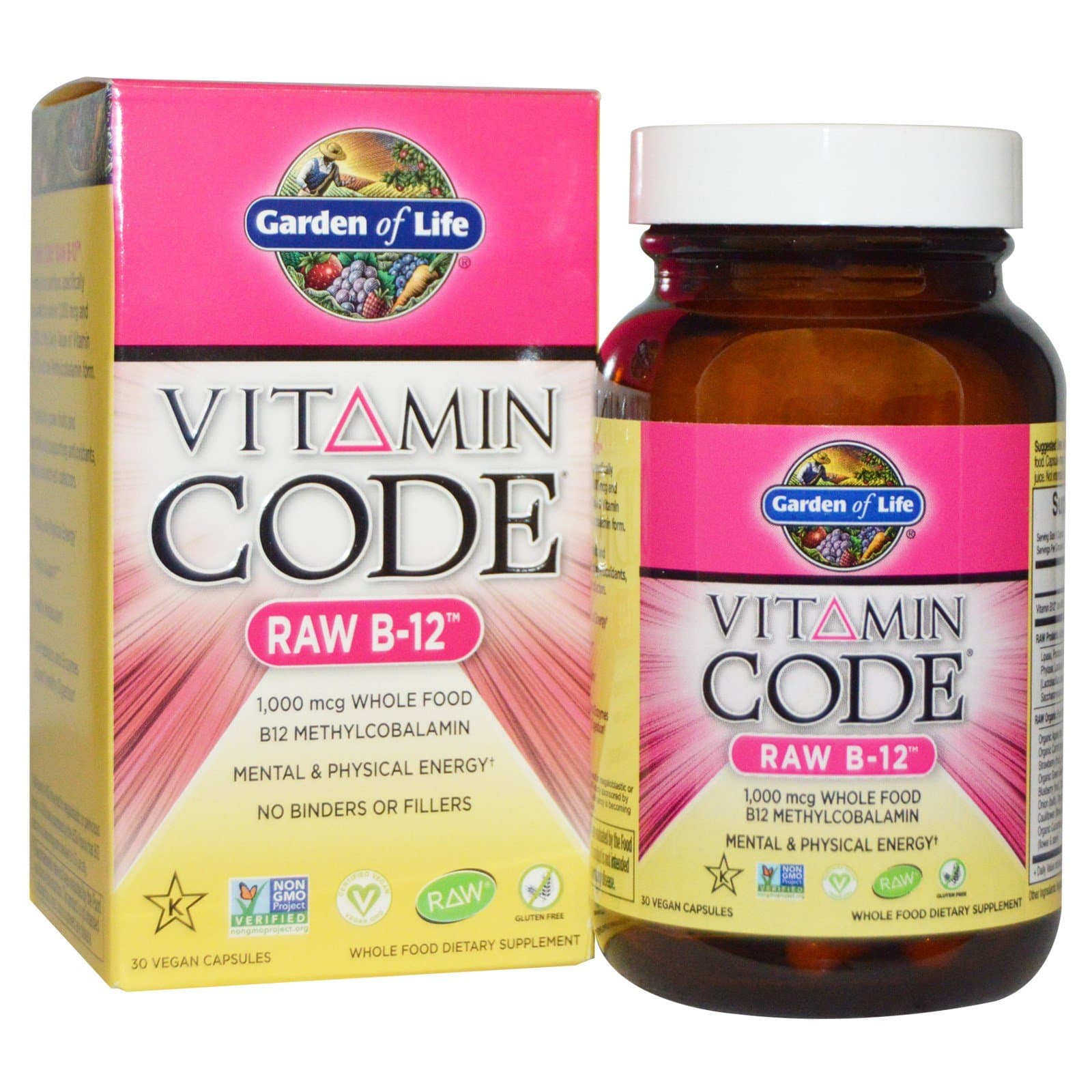 Garden of Life Vitamin Code - Vitamin B12 30 Capsules ( Multi-Pack)
