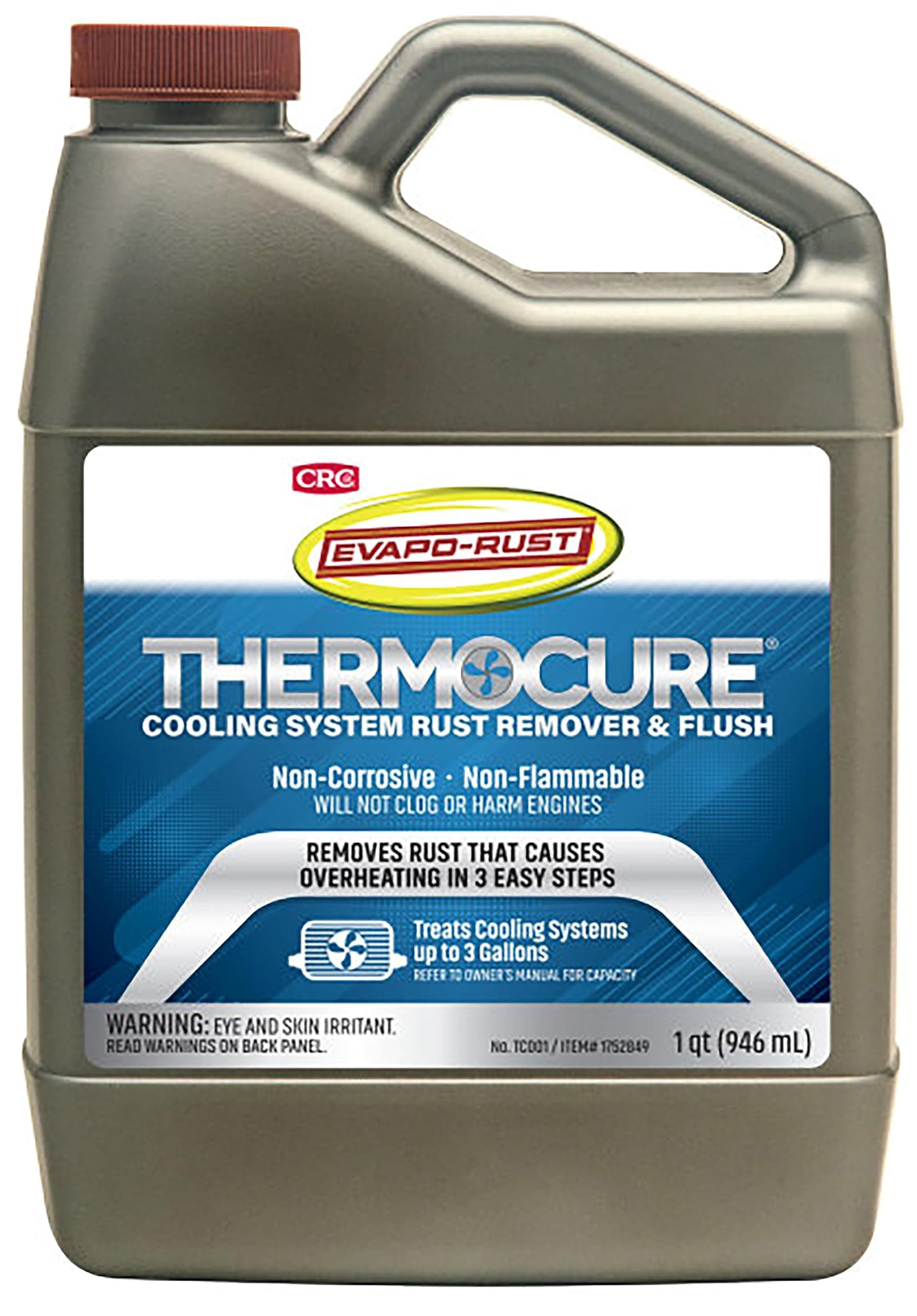 Thermocure Coolant System Rust Remover, 32 Oz, Rust Remover for Vehicle Cooling Systems, Removes Rust Scale and Deposits