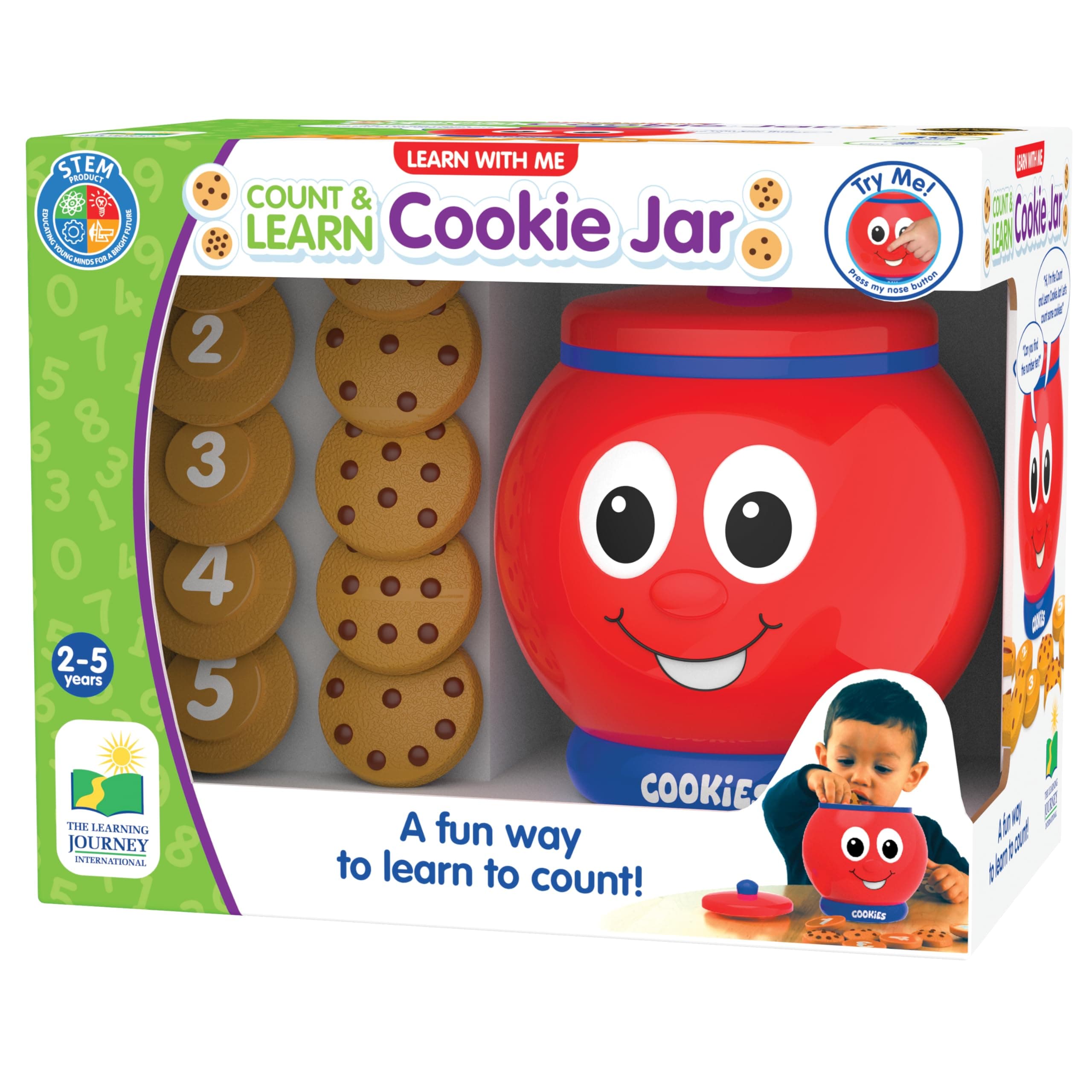 The Learning Journey 524800 Learn with Me Count and Cookie Jar Toy