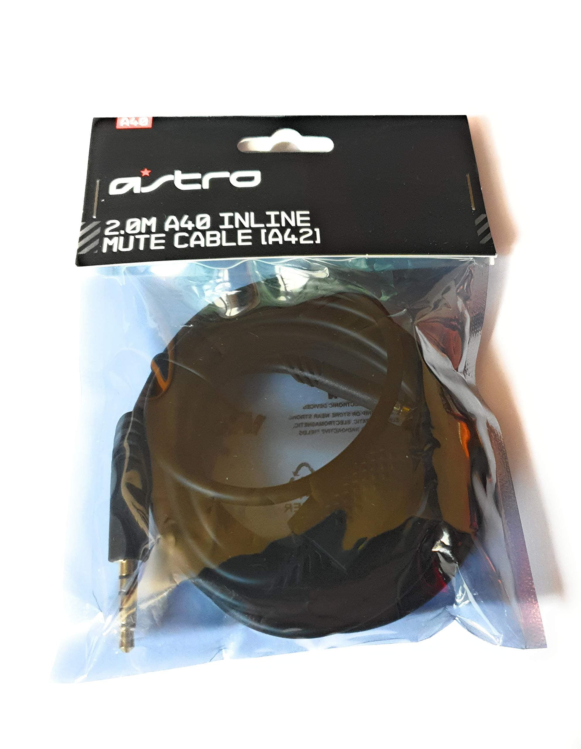 2.0M A40 INLINE MUTE CABLE A4 BLACK