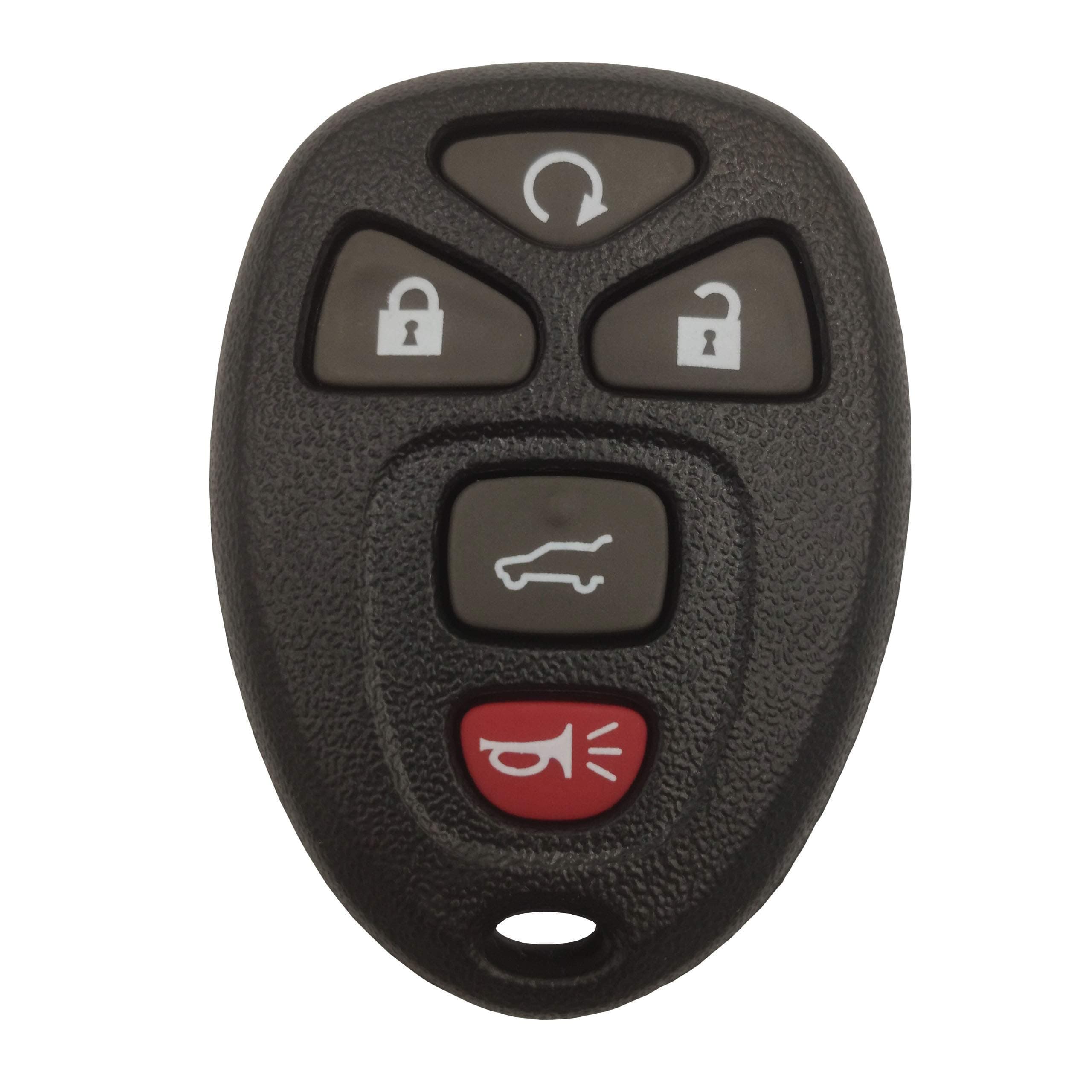 Keyless Entry Remote Car Key Shell Casing Replacement Key Fob Case Fit for 2007-2014 Suburban Tahoe Traverse/GMC Acadia Yukon/Cadillac Escalade SRX/Buick Enclave/Saturn Outlook