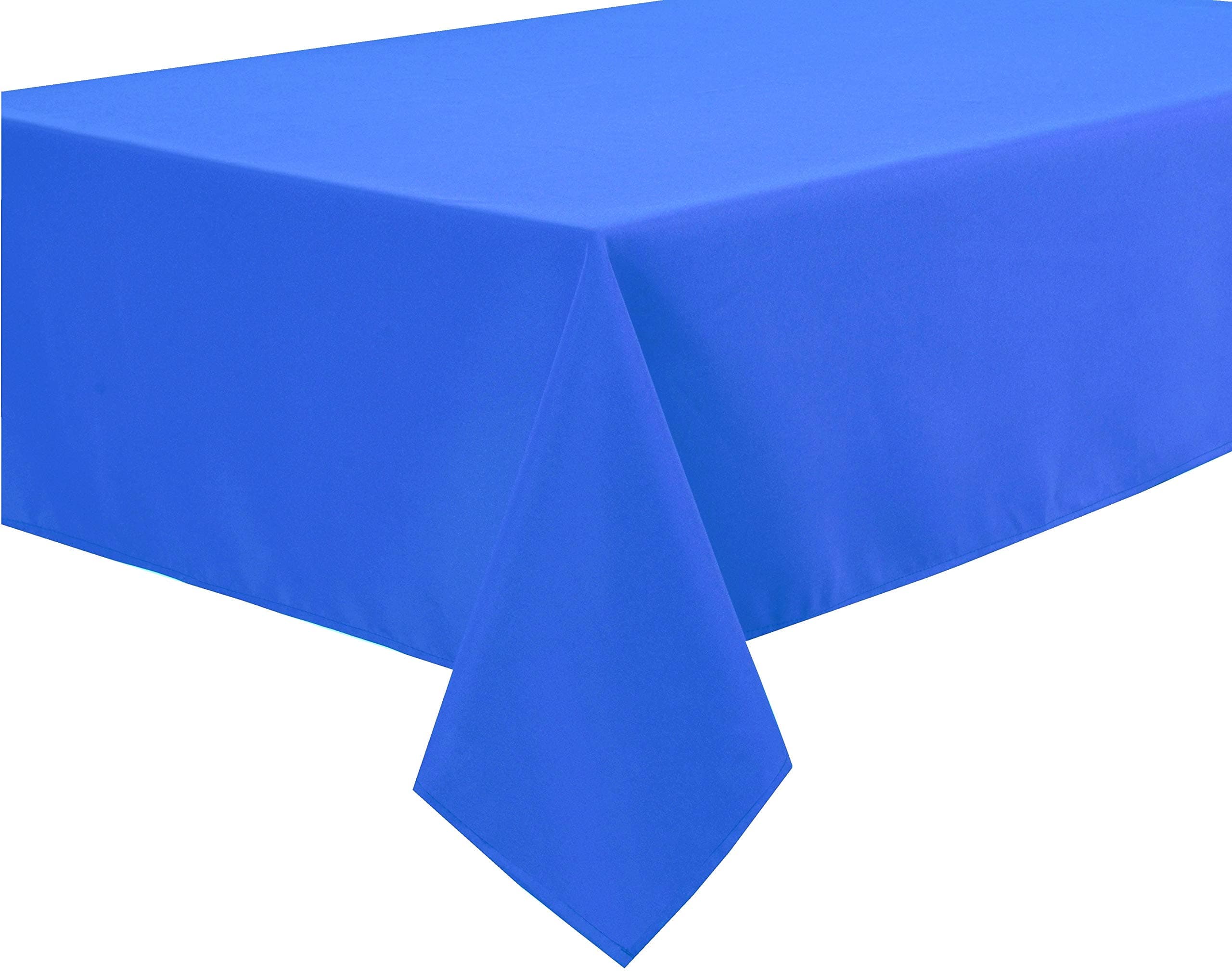 Home Direct Extra Large Rectangular Fabric Tablecloth Table Cover 150x300cm 59"x118" Royal Blue