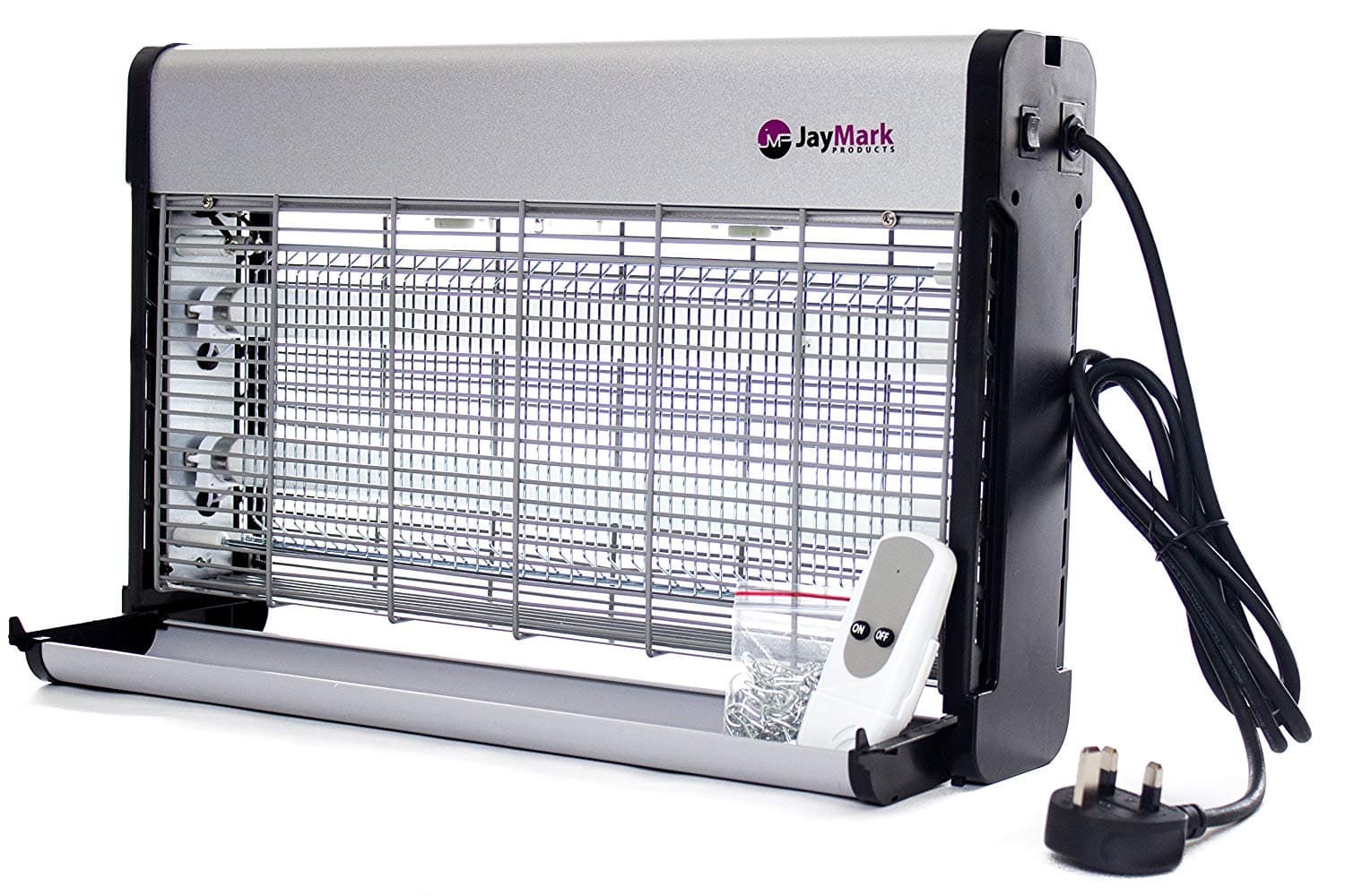 JayMark 30W Electric Fly Killer, Insect Killer, Bug Zapper, Fly Zapper, Mosquitto Killer + Remote Control & 4 Bulbs - Domestic & Commercial Use