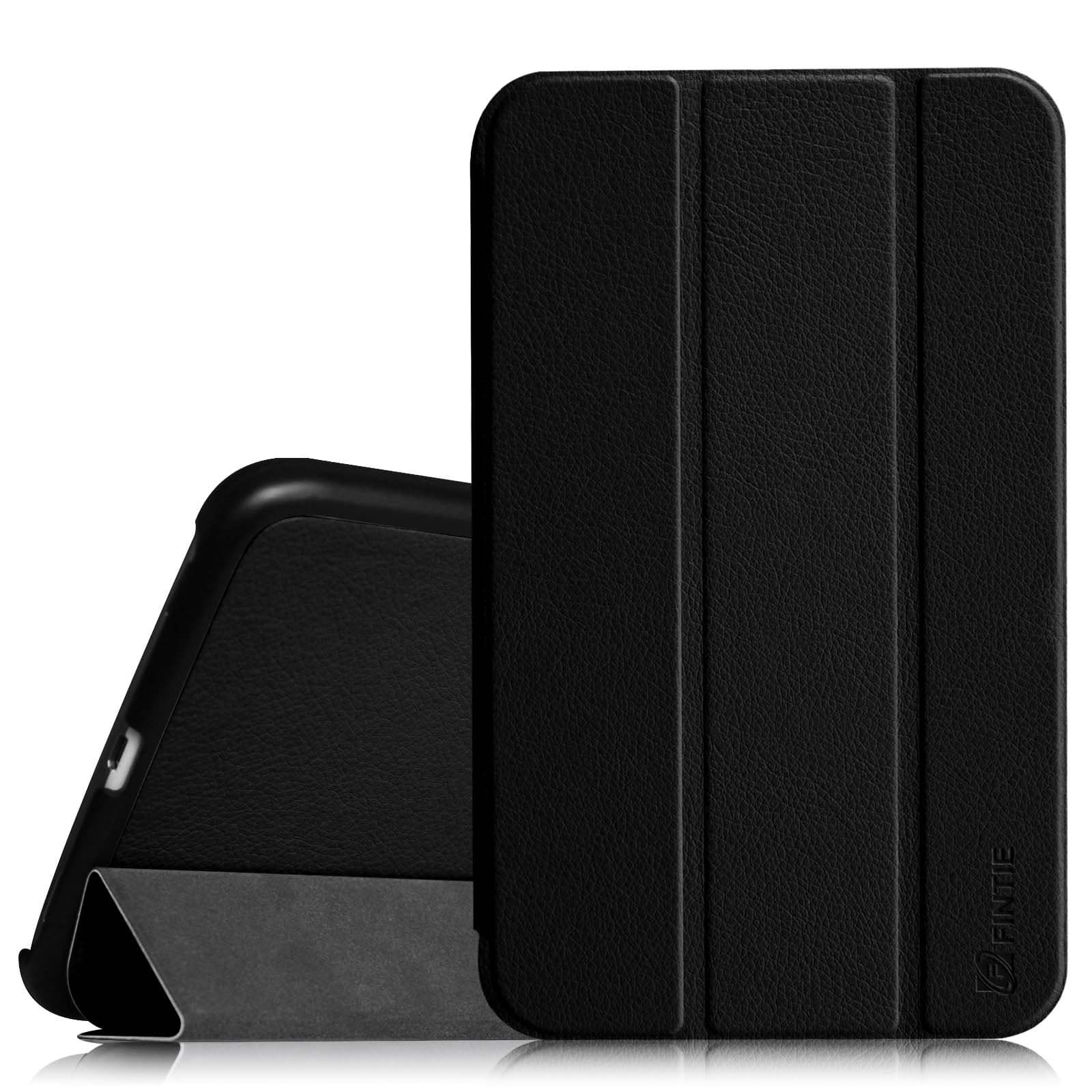 Fintie Slim Shell Case for Samsung Galaxy Tab 4 7.0 2014, Ultra Lightweight Protective Stand Cover, Black