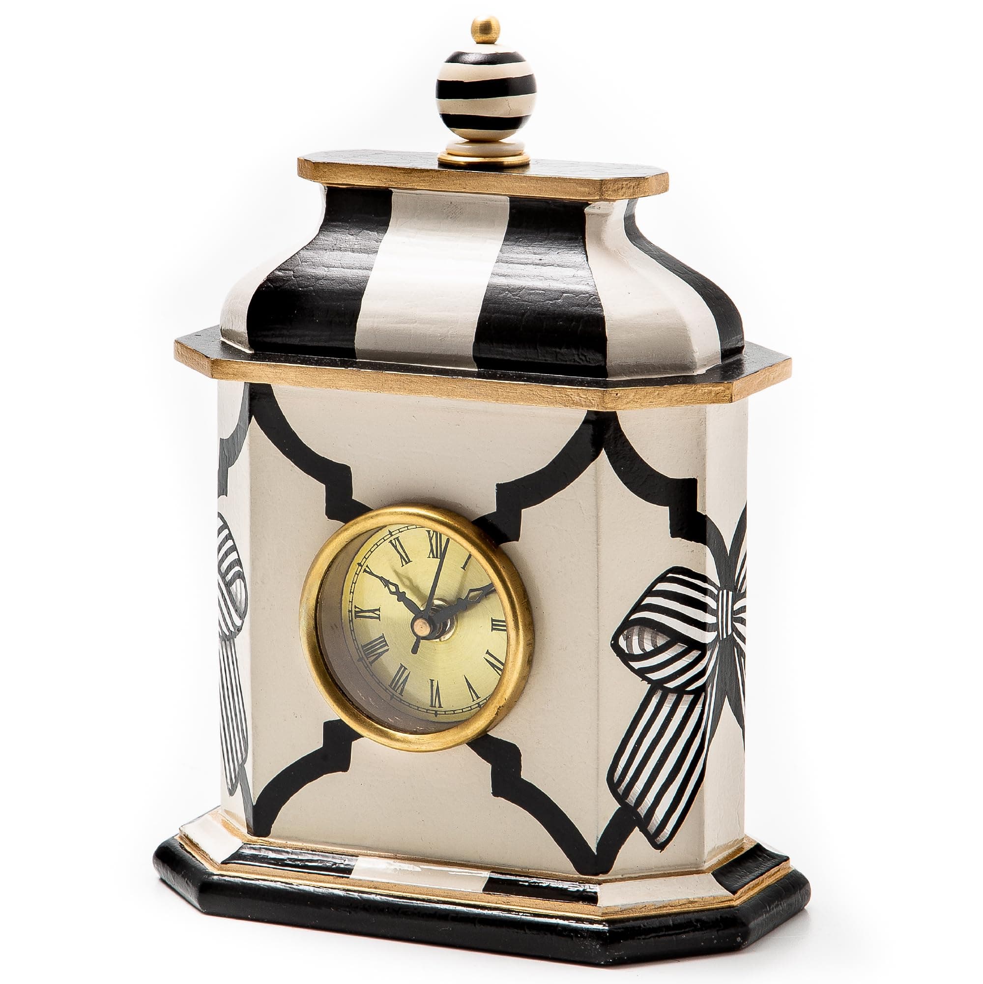 MACKENZIE-CHILDS Pretty as a Bow Clock