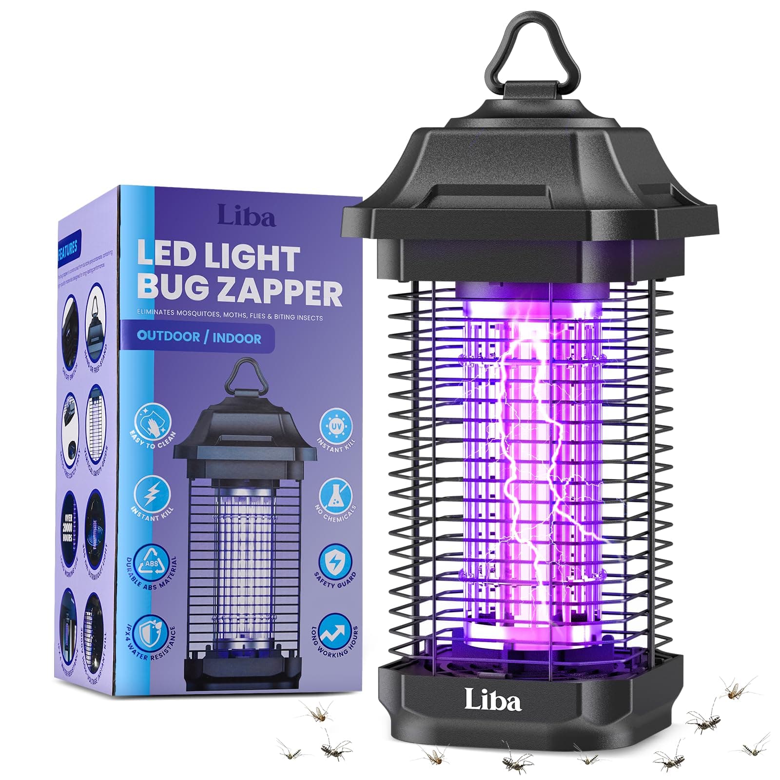 LiBa LED Bug Zapper Outdoor Indoor
