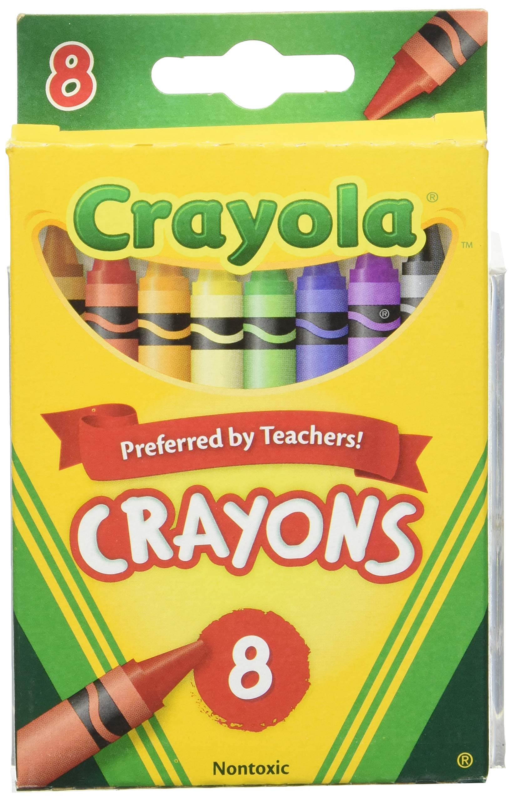 Crayons, 8 Count (Case of 48)