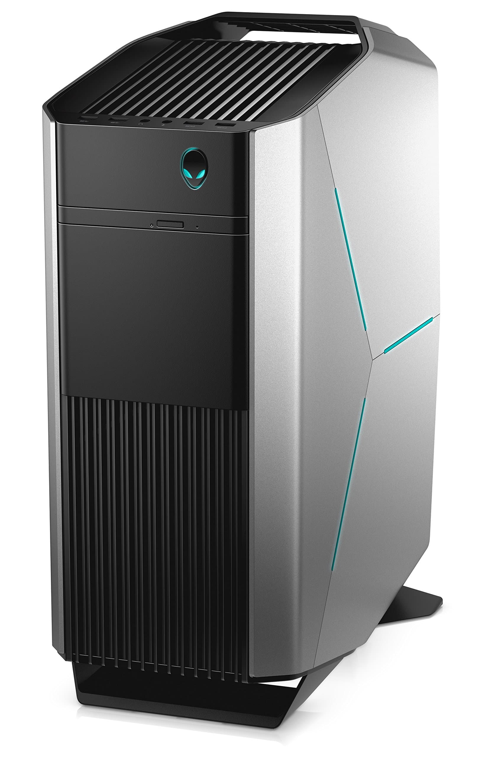 Dell Alienware Aurora Gaming Desktop PC - (Epic Silver) (Intel Core i7-7700, 16 GB RAM, 256 GB SSD Plus 2 TB HDD, NVIDIA GTX 1080 8 GB Graphics Card, Windows 10 Home)