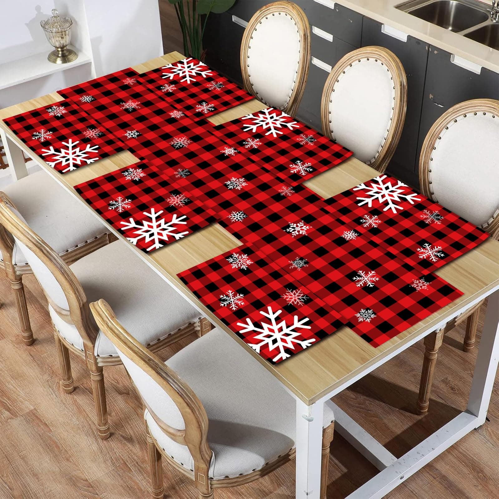 Christmas Table Runner and Placemats Set