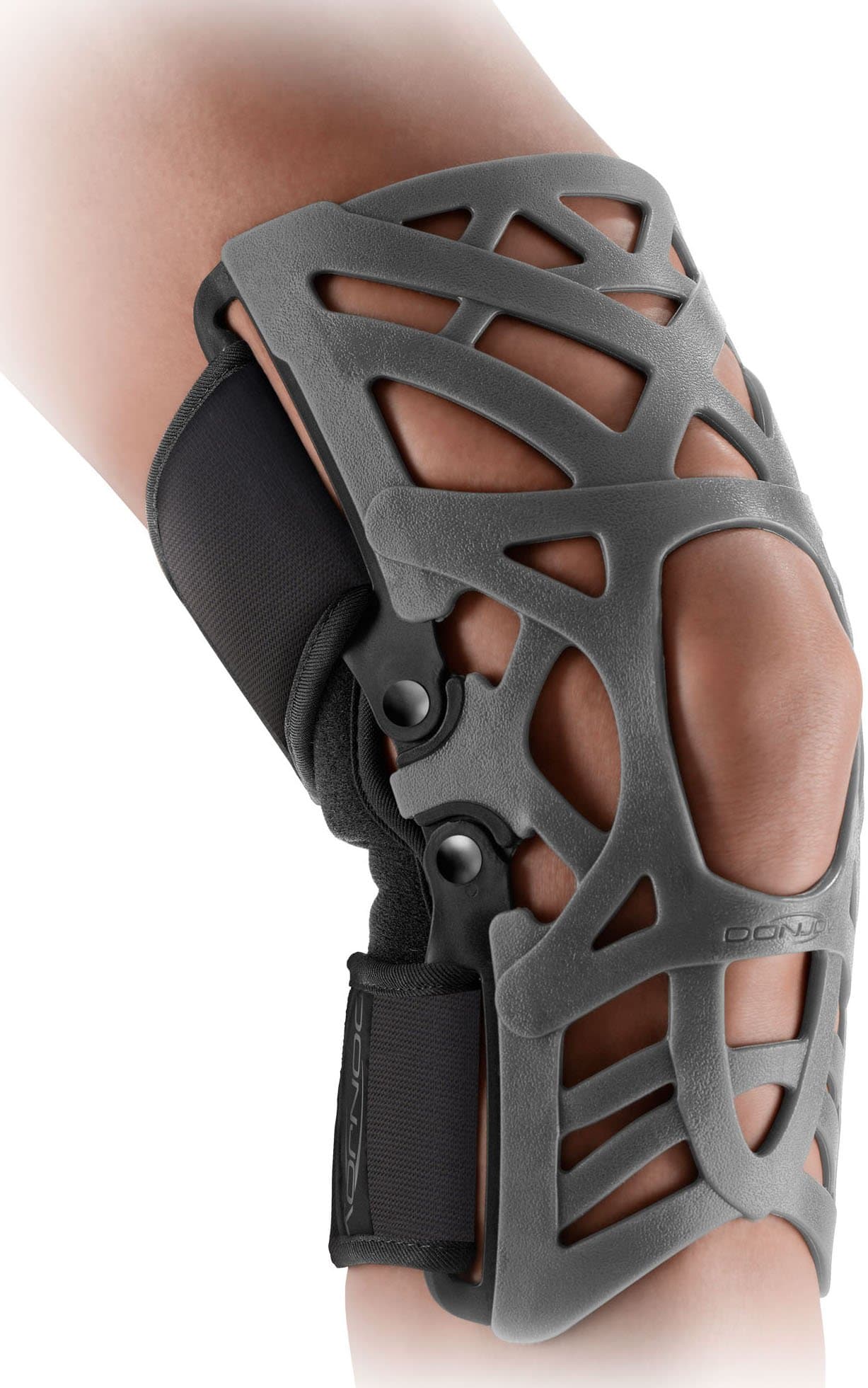 DJO DonJoy Reaction WEB Knee Support Brace with Compression Undersleeve: Grey, Medium/Large