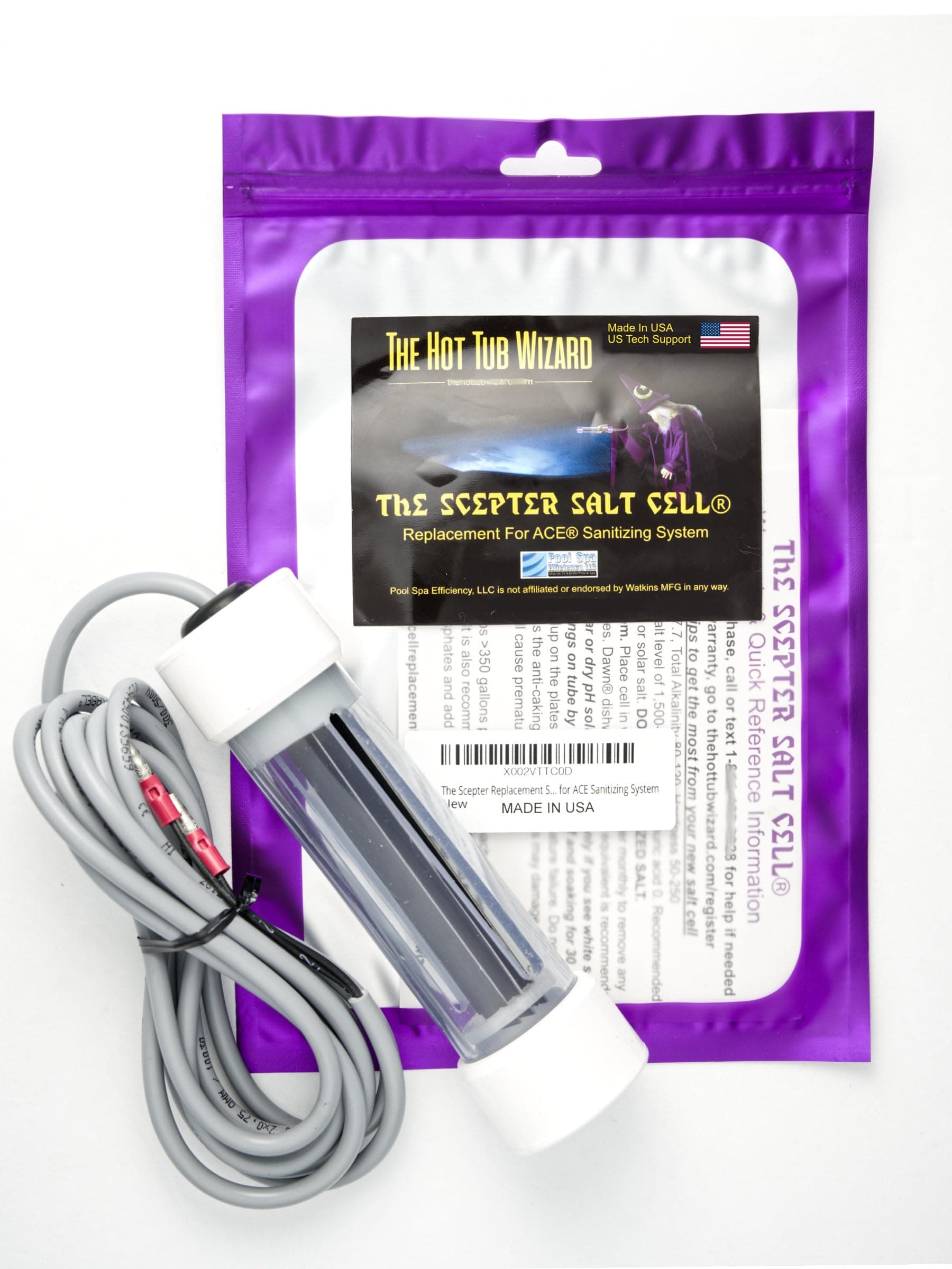 chivalrylist The Scepter Replacement Salt Cell for ACE Sanitizing System