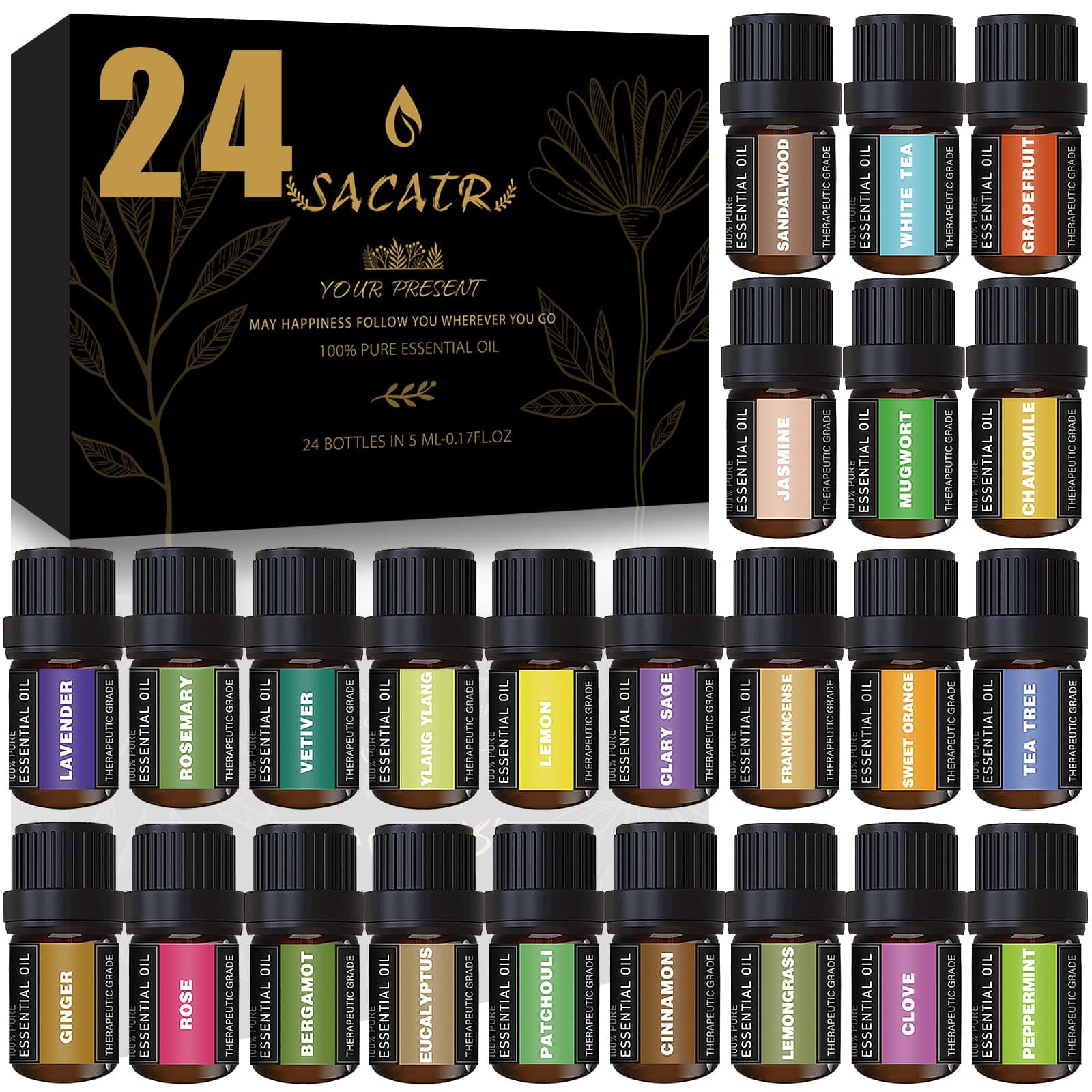 24 bottles essential oil set